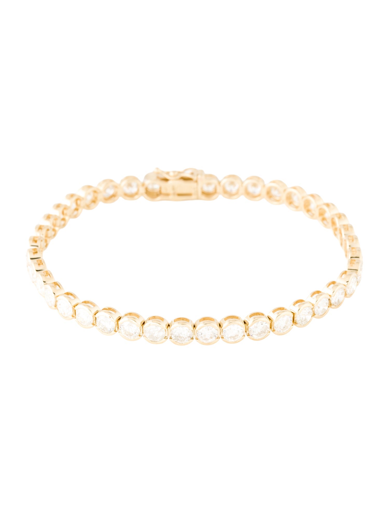Bracelet 14K 7.80ctw Diamond Tennis