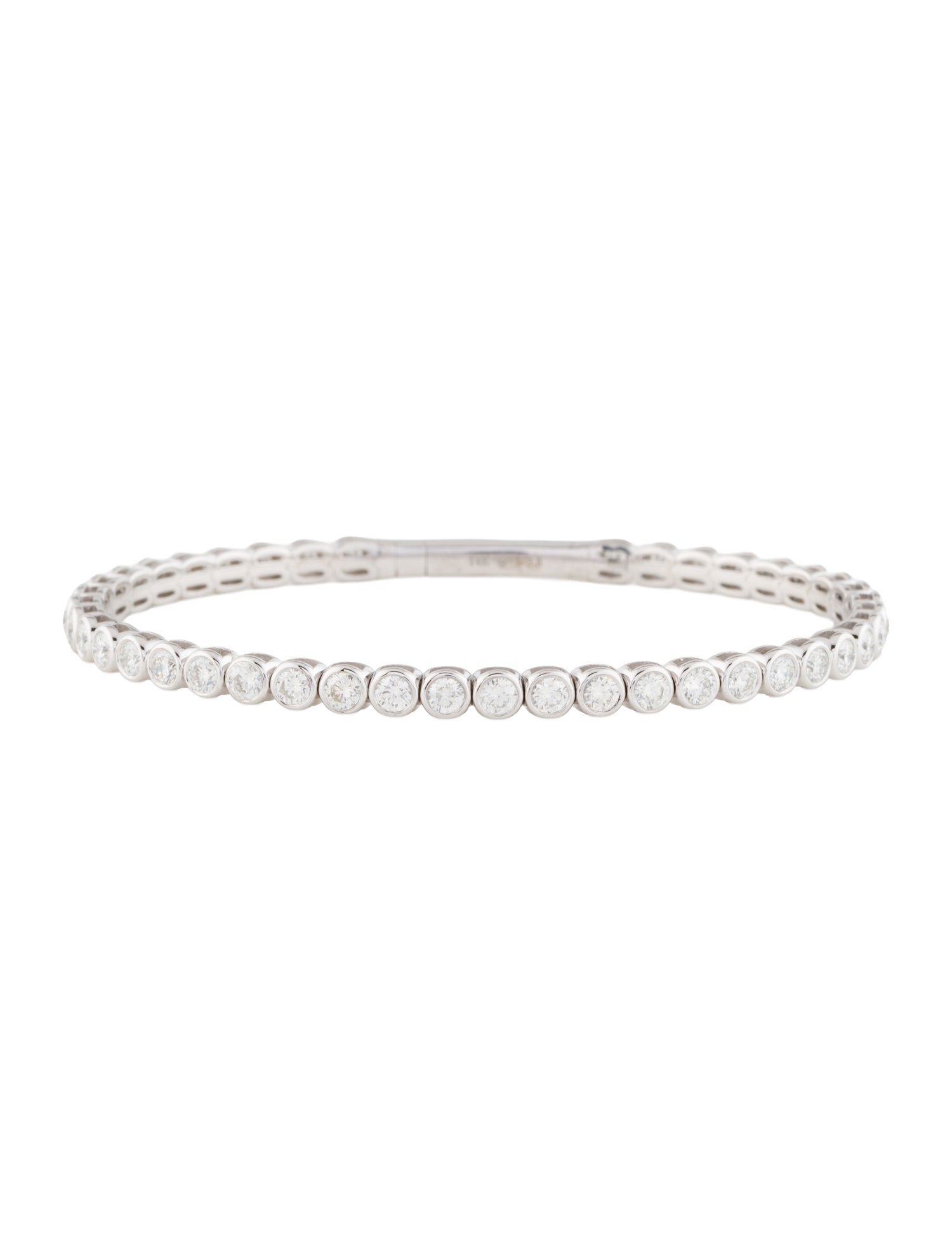 Bracelet 14K 3.80ctw Flexible Diamond Bangle