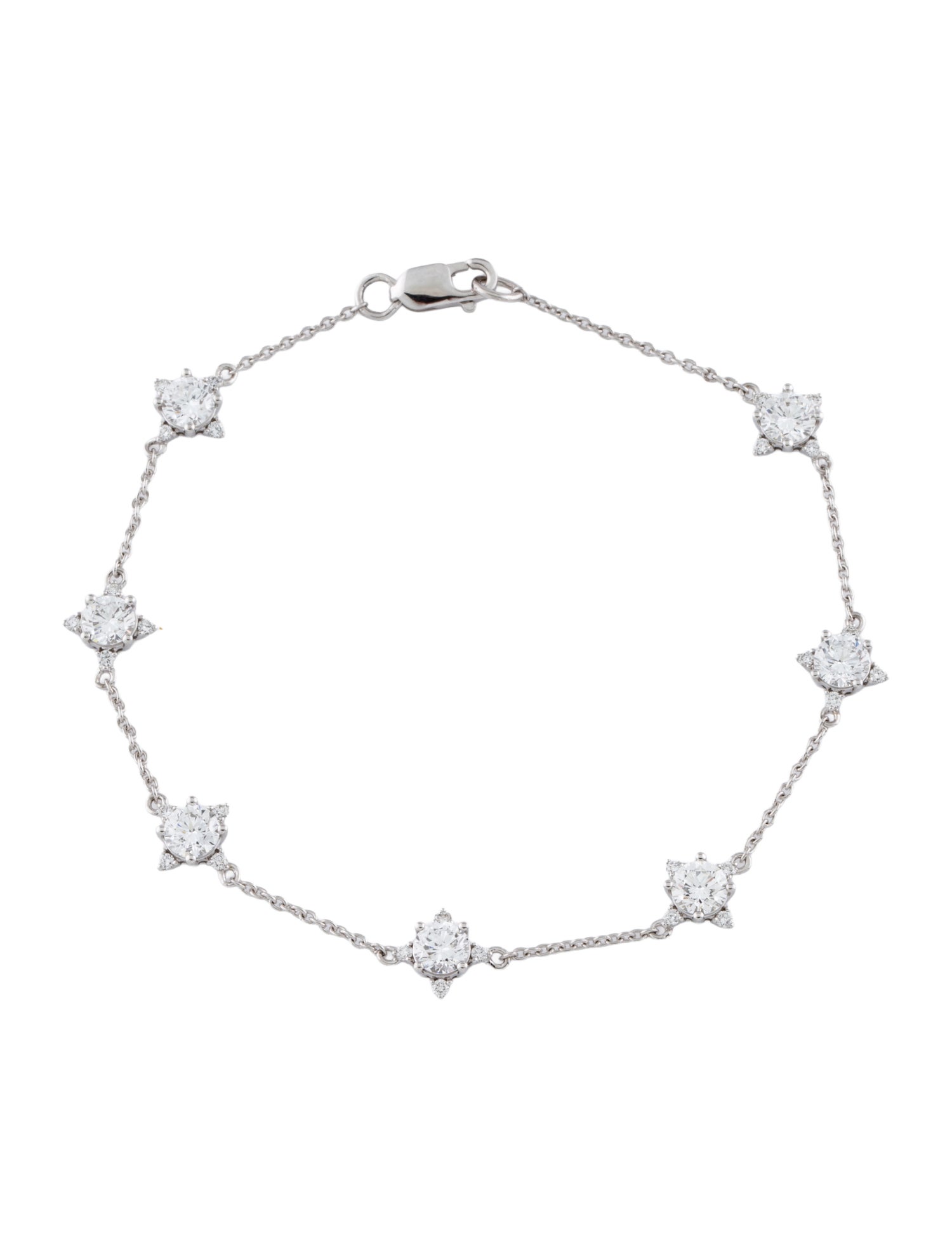 Bracelet 14K 2.00ctw Lab-Grown Diamond Station