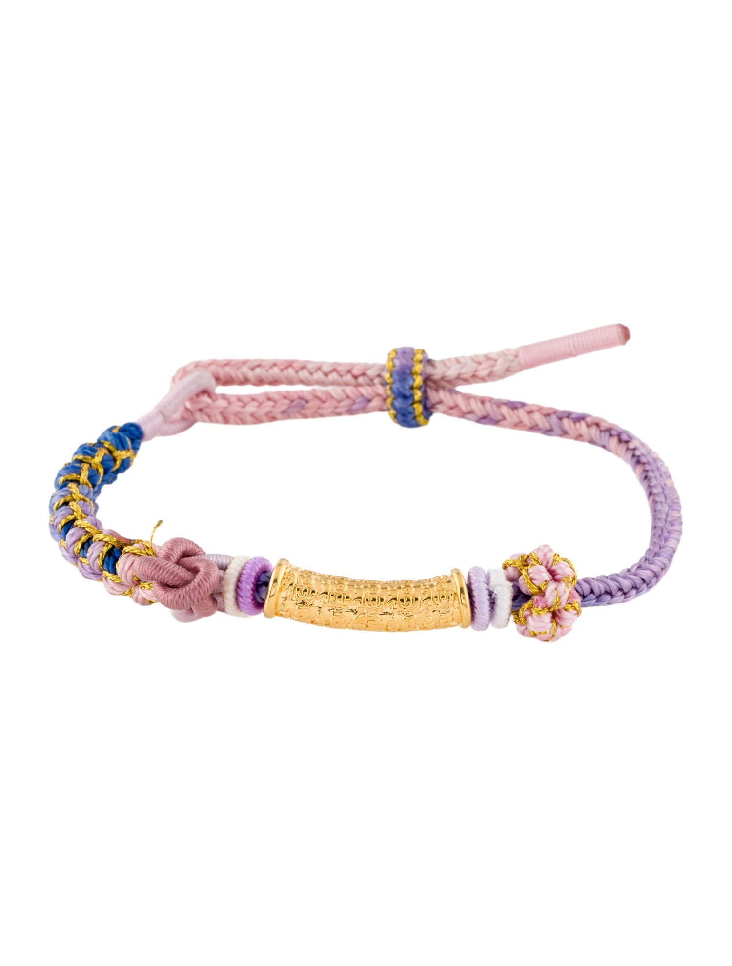 Bracelet 24K Woven Cord Wrap