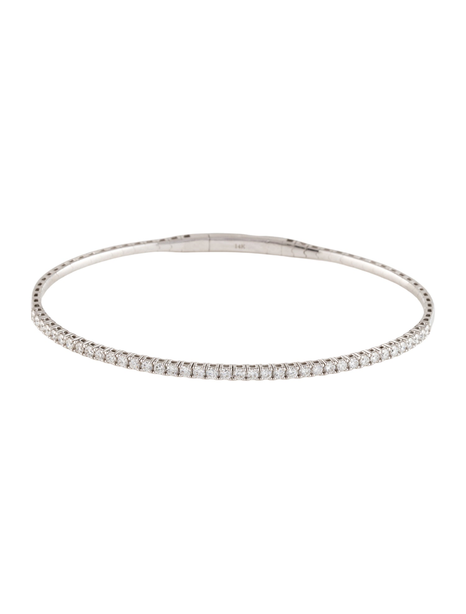 Bracelet 14K Lab-Grown Diamond Flex Bangle
