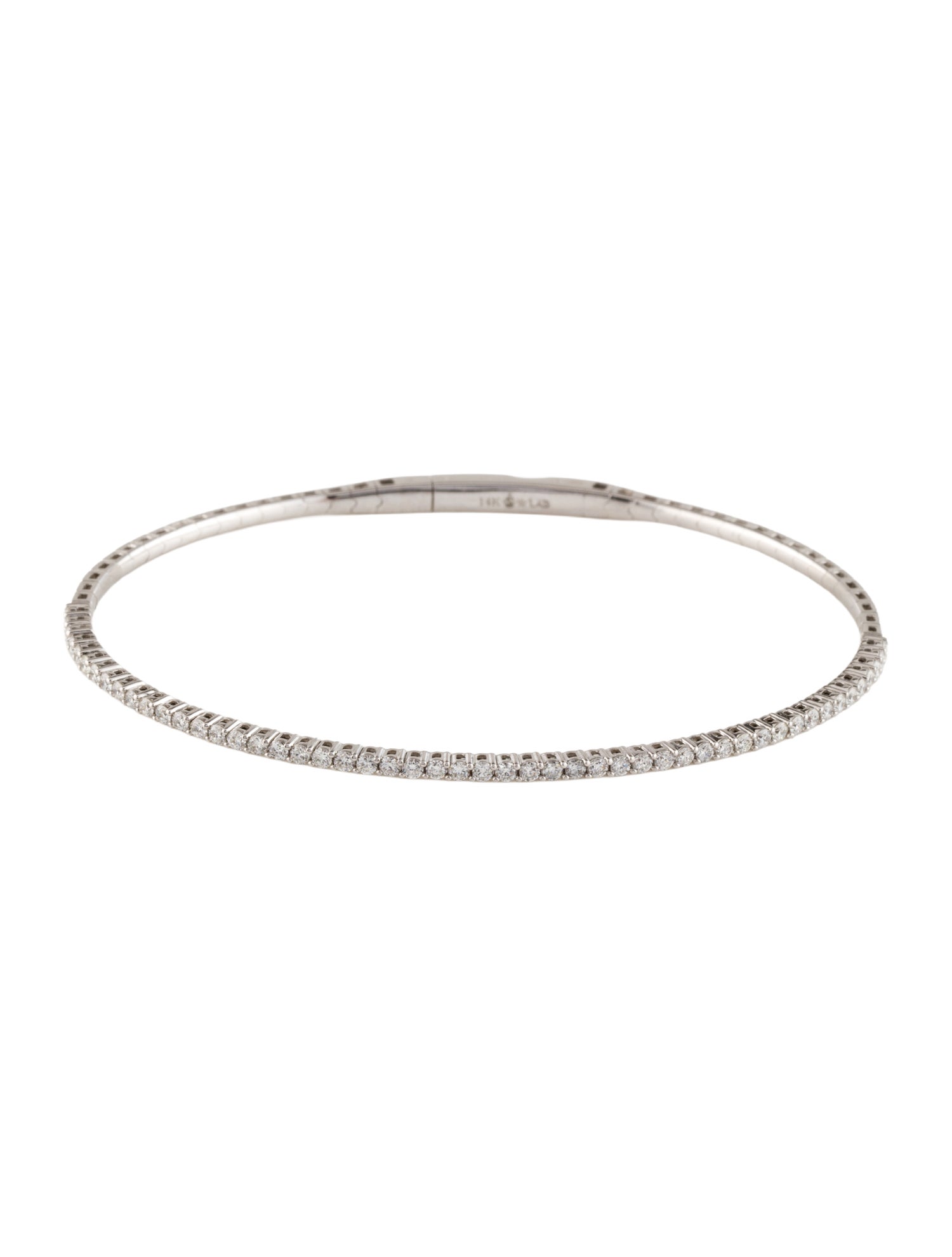 Bracelet 14K Lab-Grown Diamond Flex Bangle