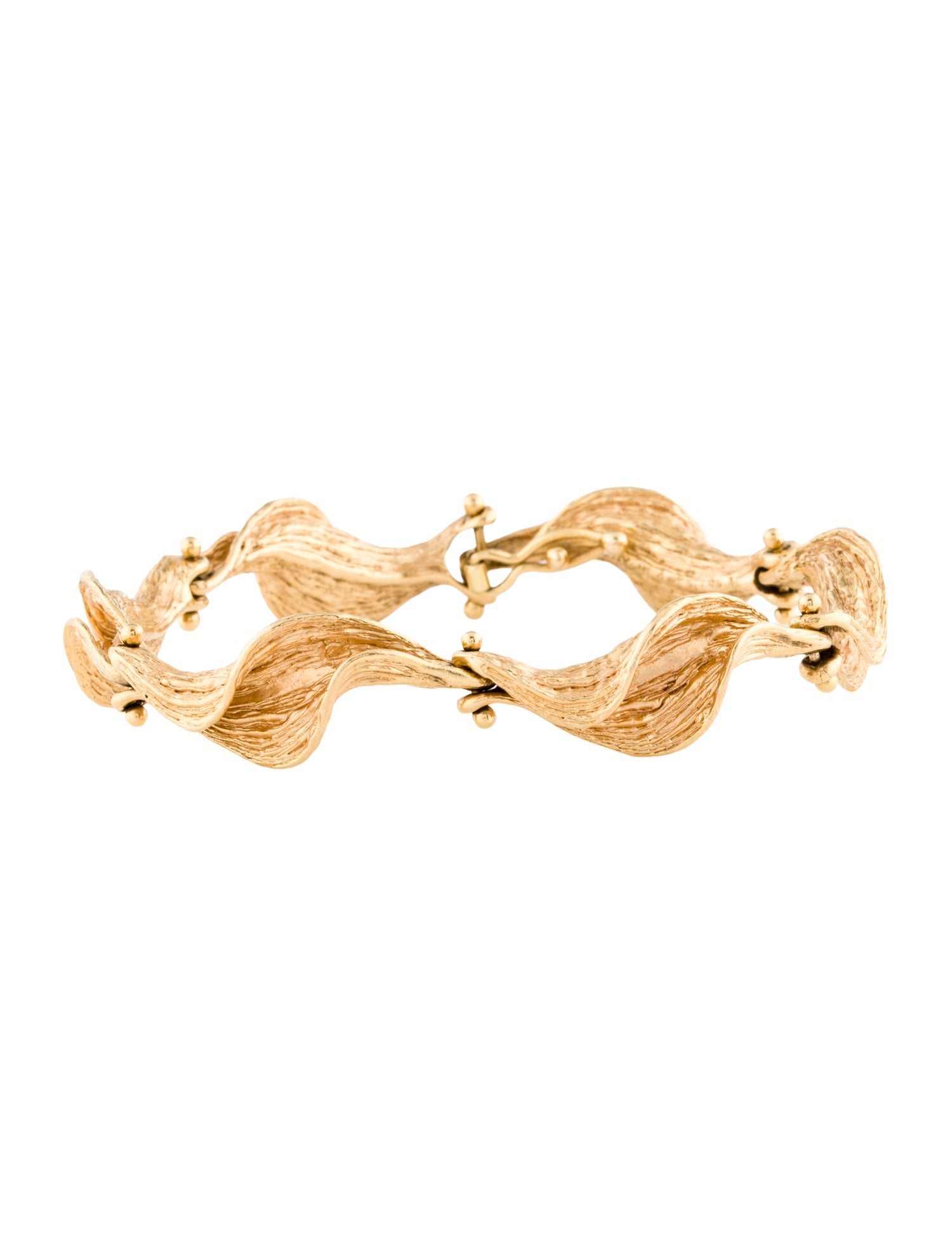 Bracelet 18K Swirl Link