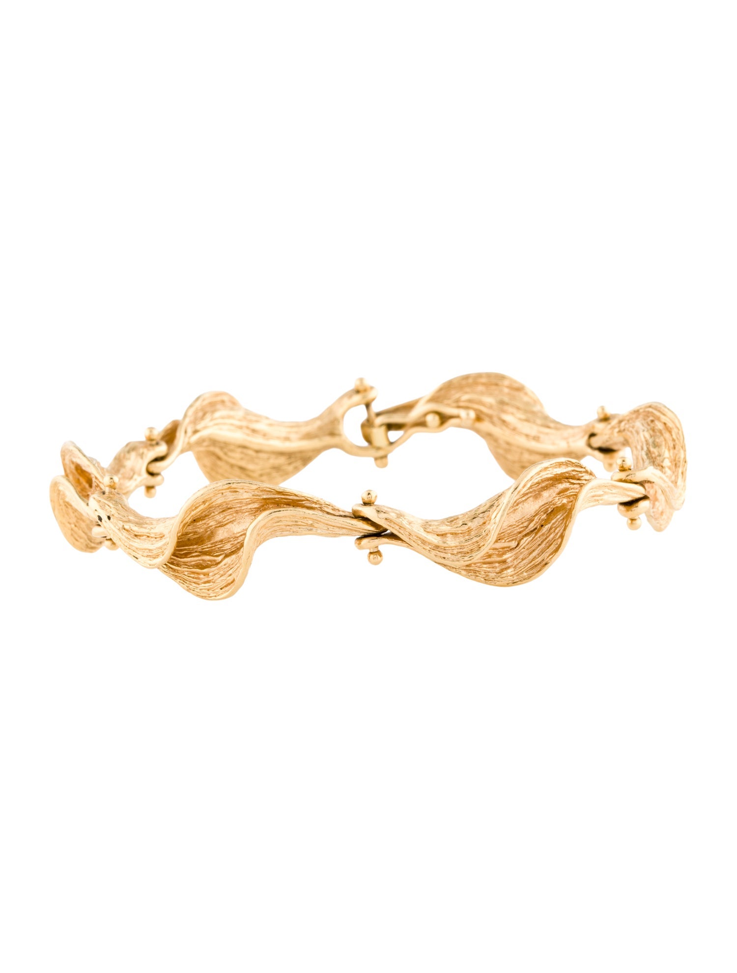 Bracelet 18K Swirl Link