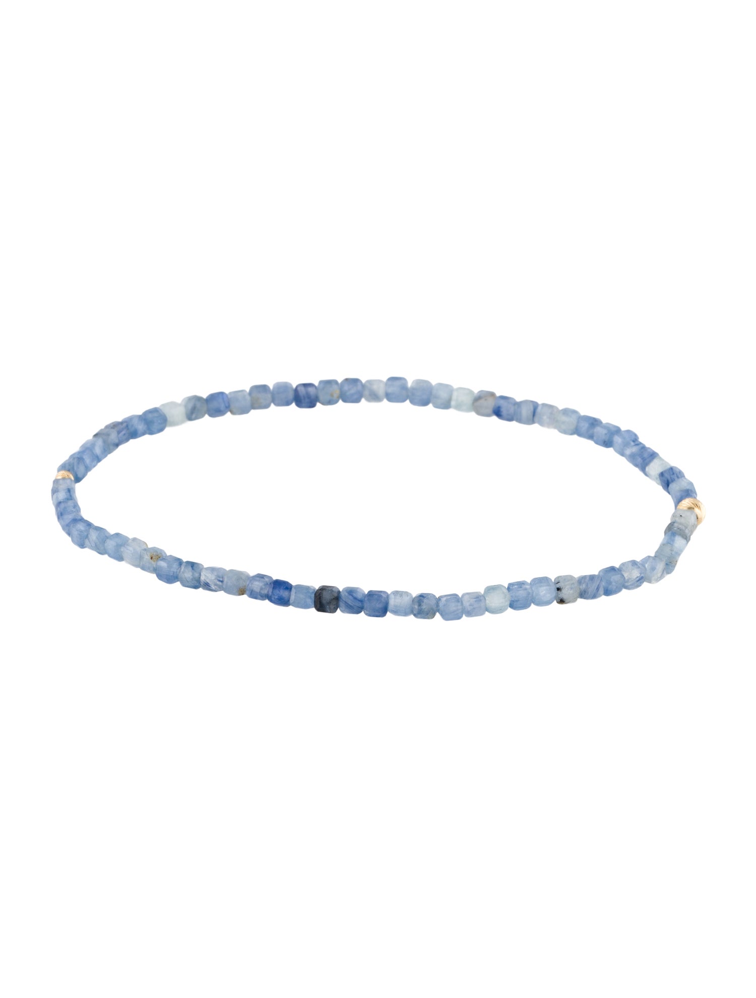 Bracelet 14K Kyanite Beaded Bracelet