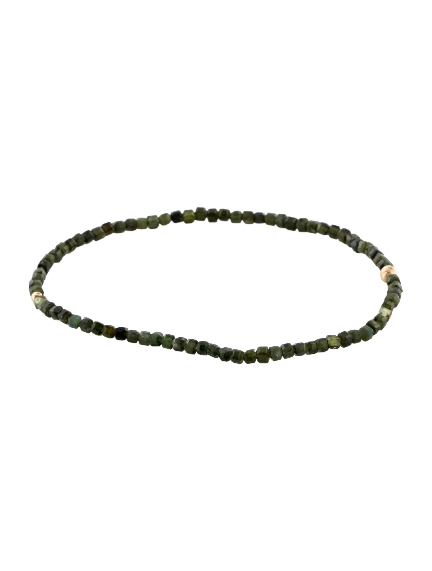 Bracelet 14K Tourmaline Beaded Stretch Bracelet