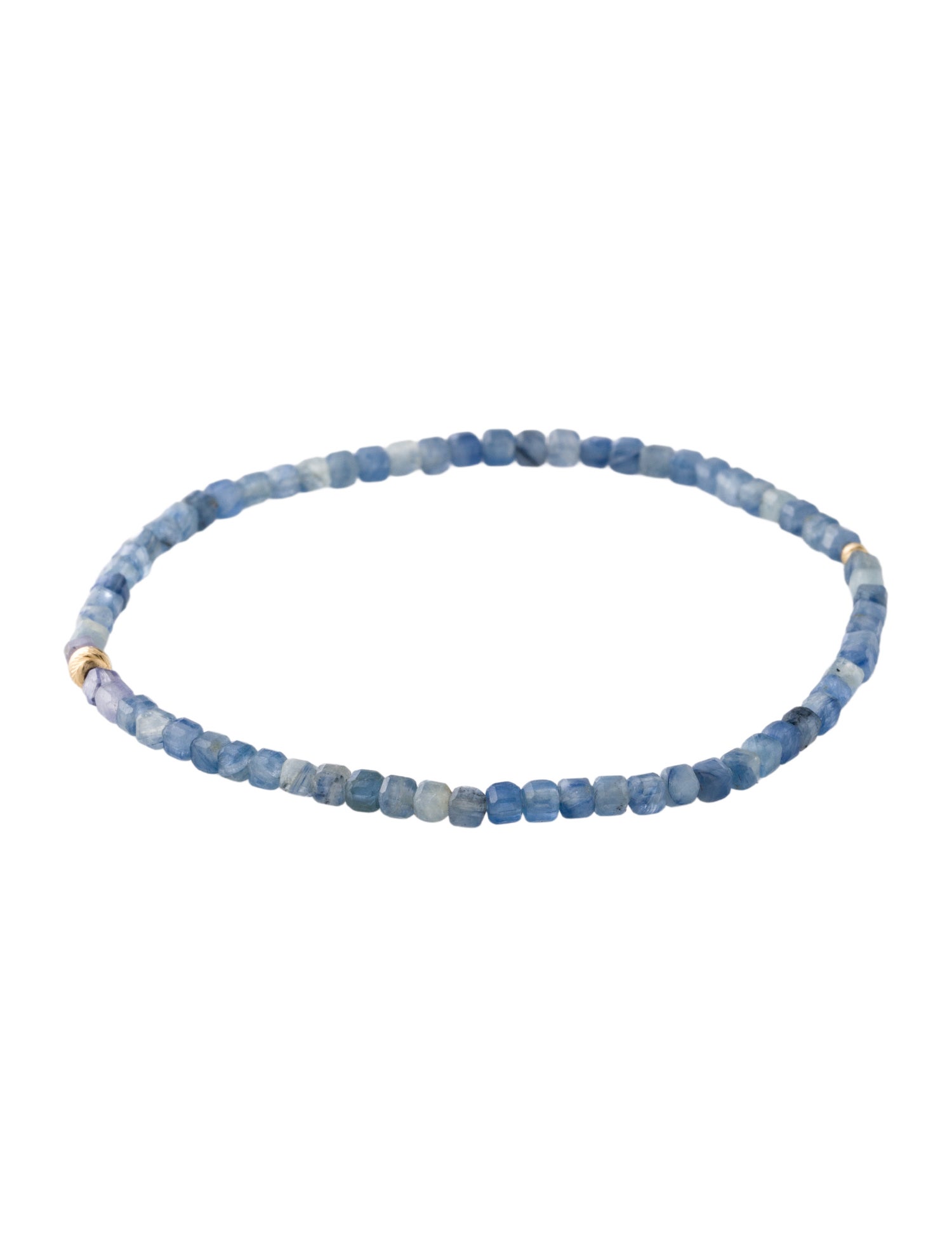 Bracelet 14K Kyanite Bead Bracelet