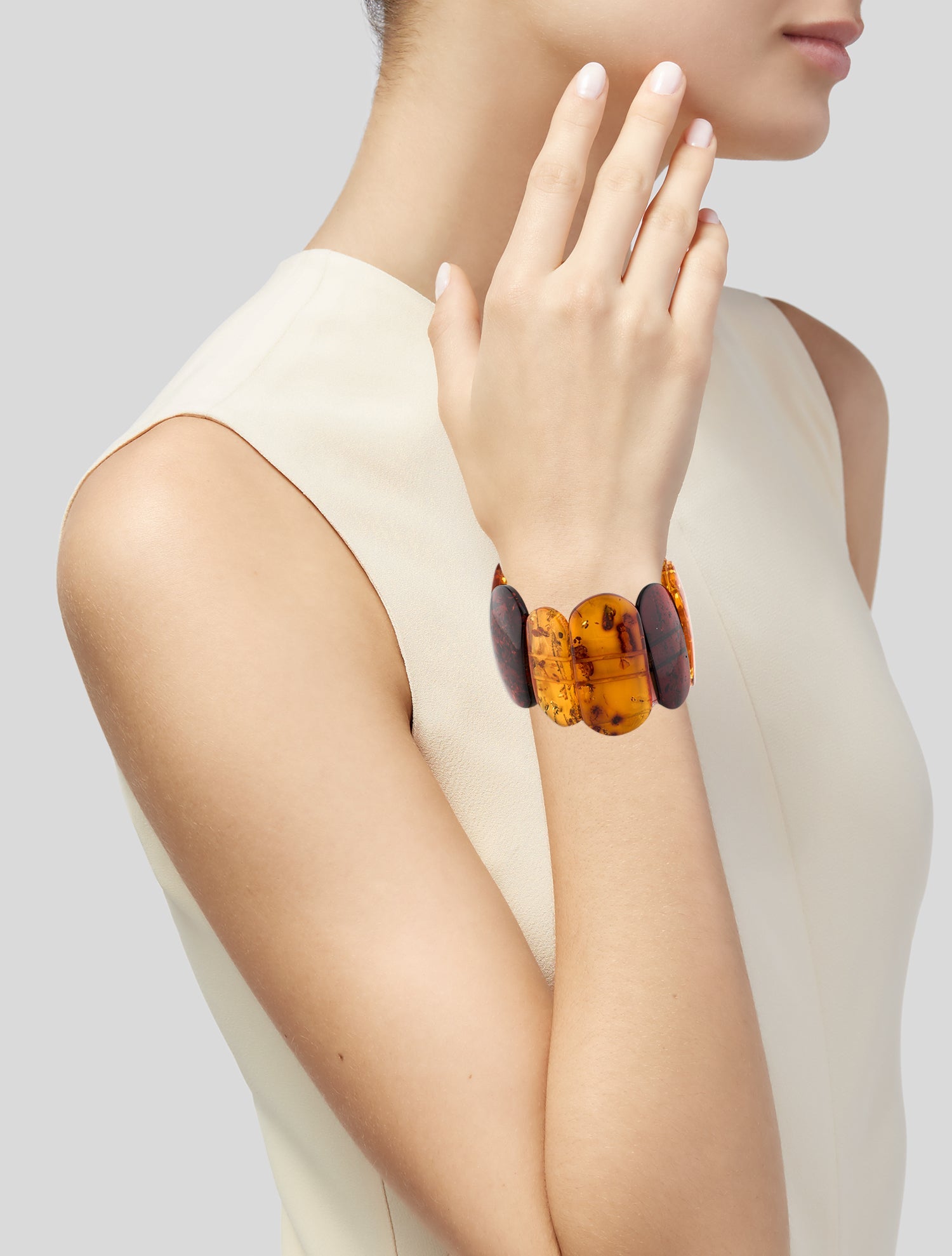 Bracelet 14K Amber Bead