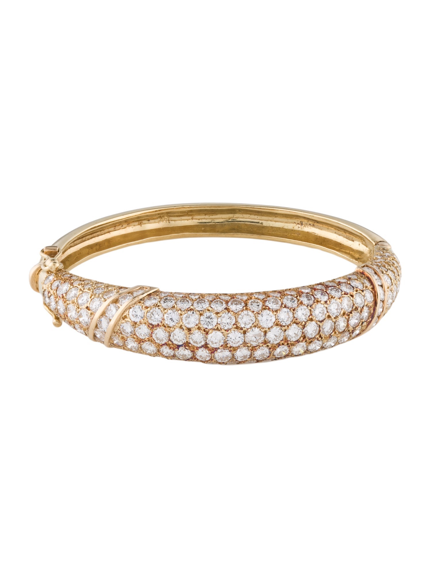 Bracelet 18K 8.77ctw Diamond Bangle