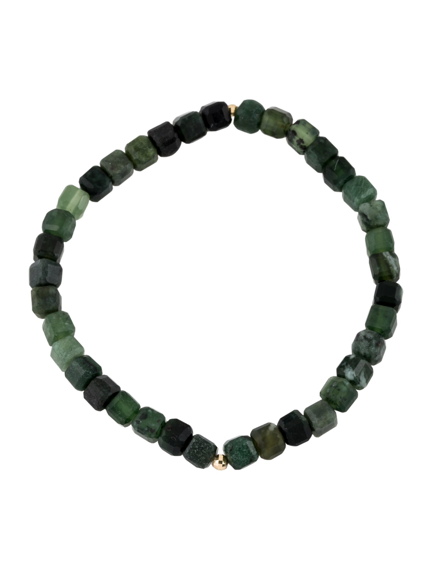 Bracelet 14K Nephrite Bead
