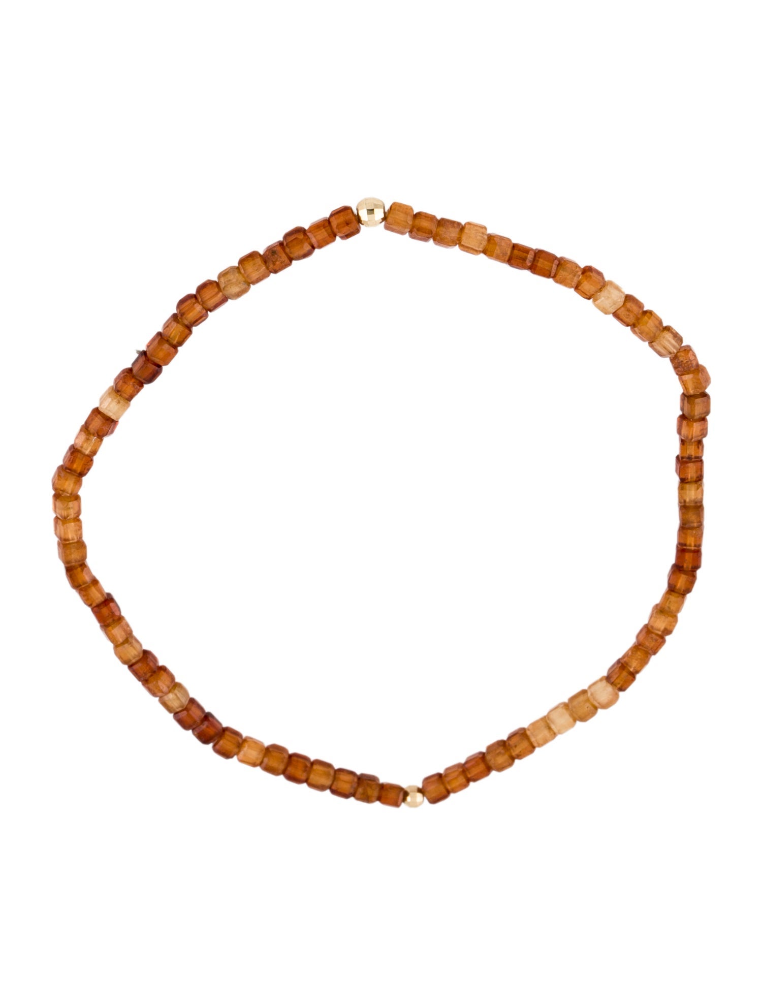 Bracelet 14K Garnet Bead