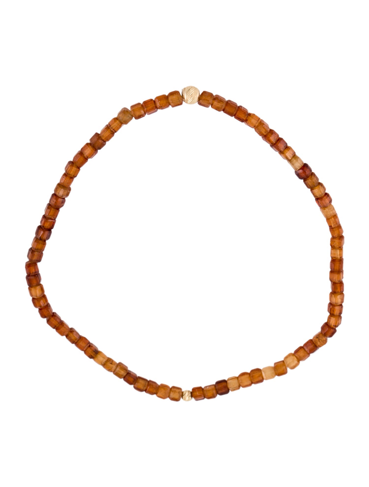 Bracelet 14K Garnet Bead