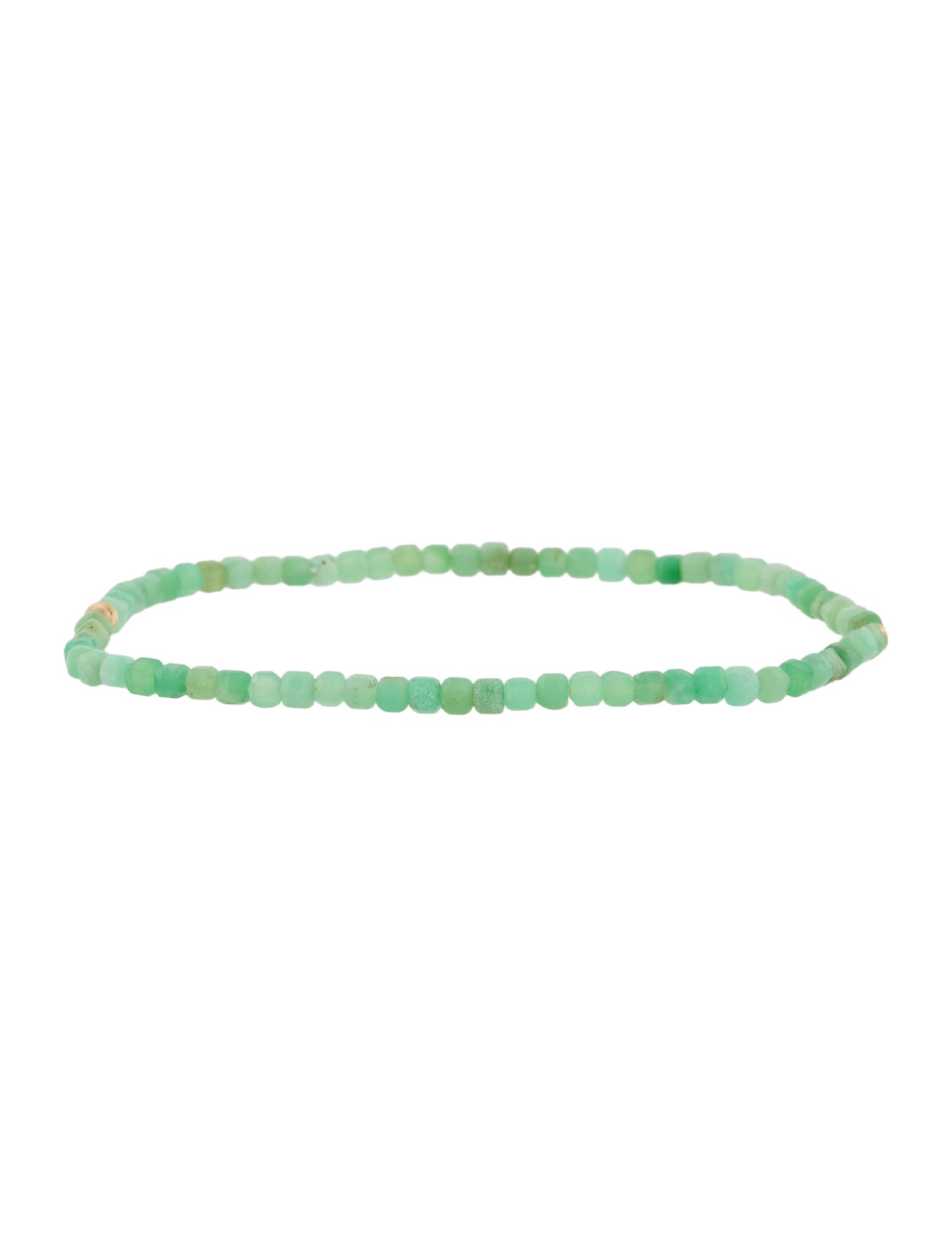Bracelet 14K Chrysoprase Bead