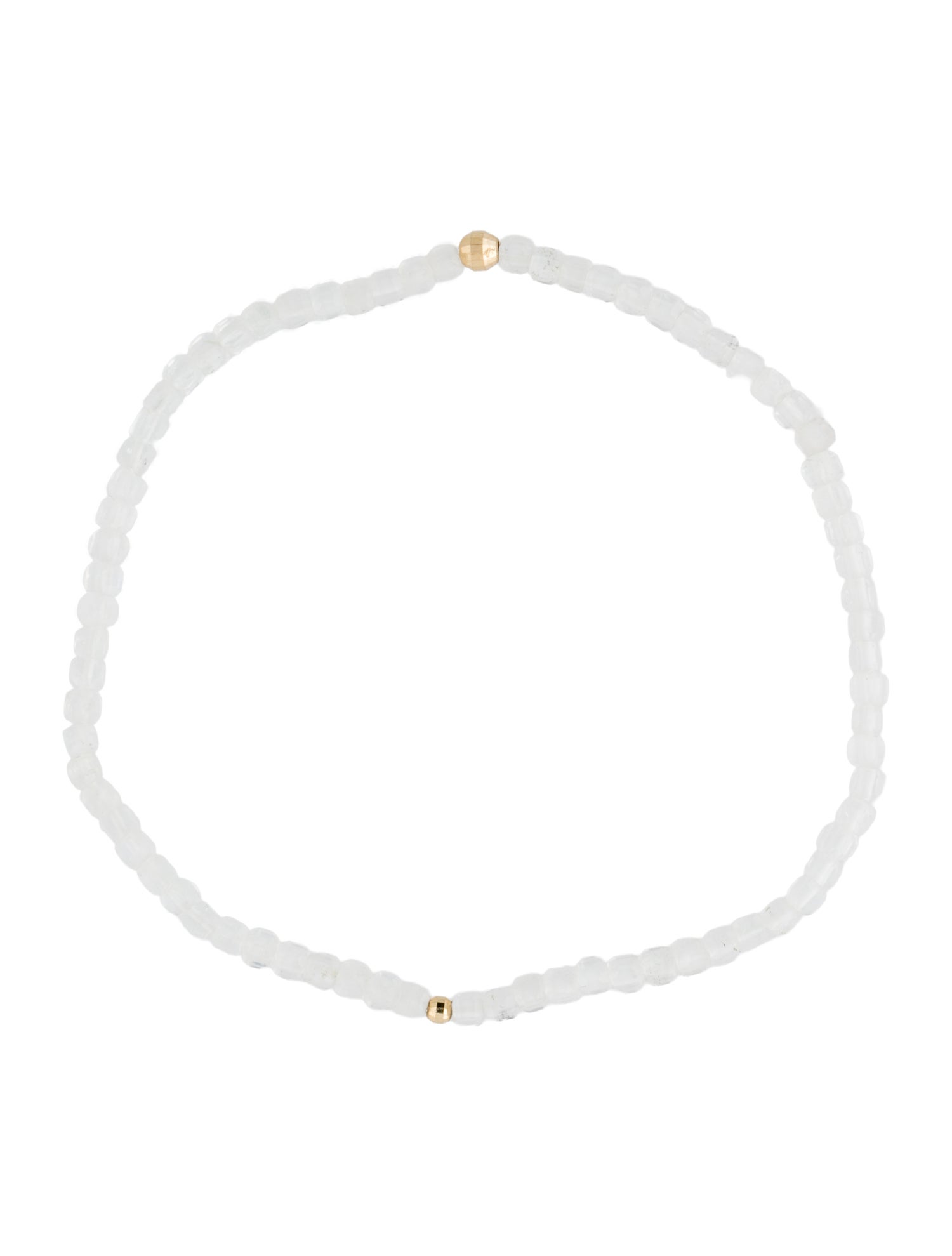 Bracelet 14K Moonstone Labradorite & Quartz Bead