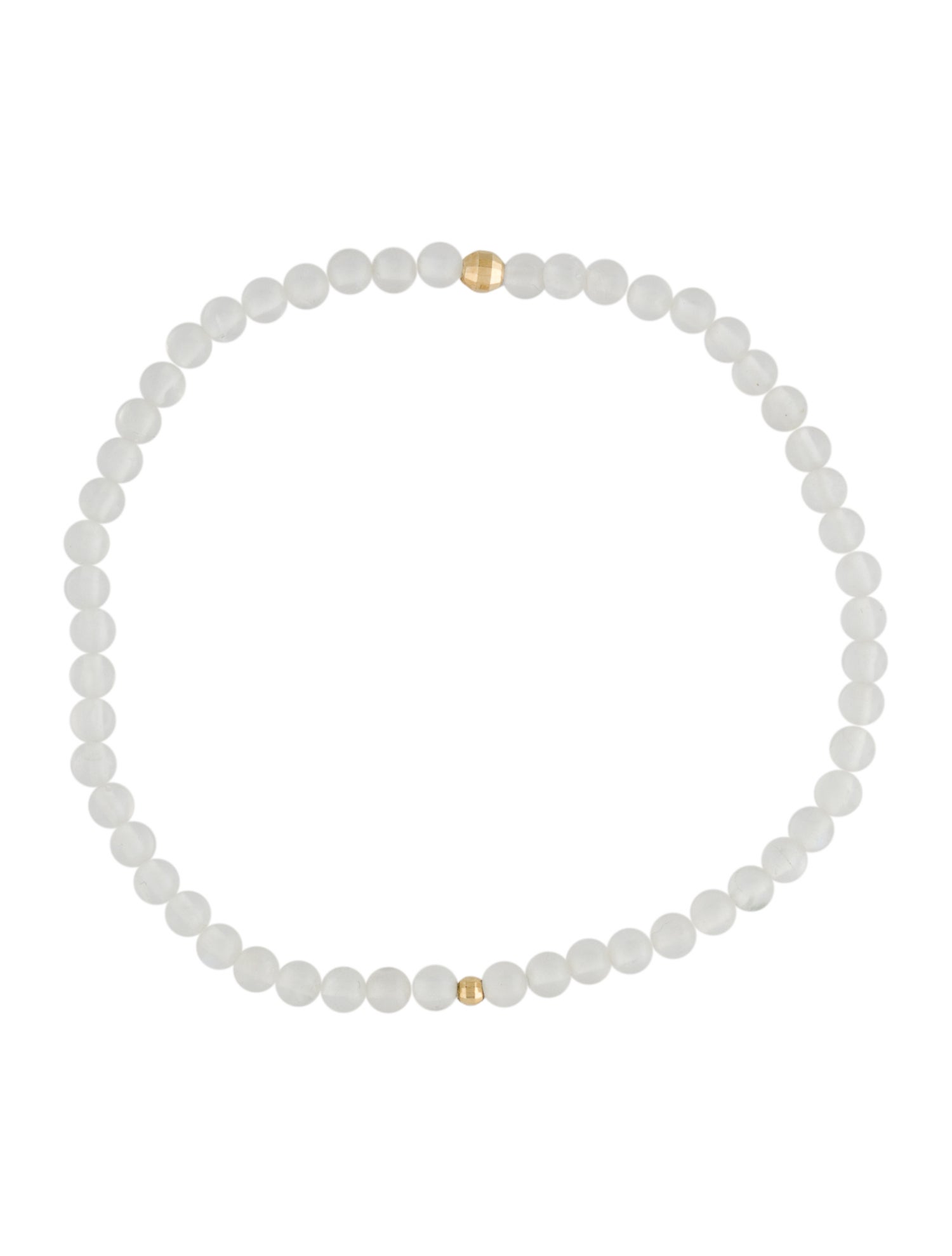 Bracelet 14K Moonstone Labradorite Bead