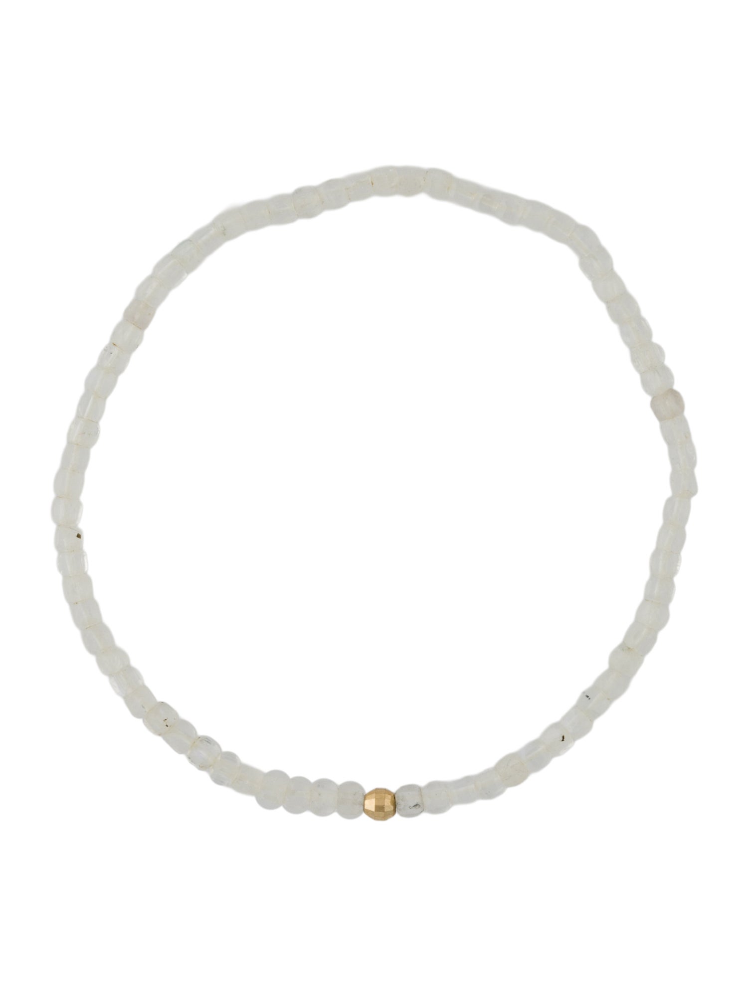 Bracelet 14K Moonstone Labradorite & Quartz Bead
