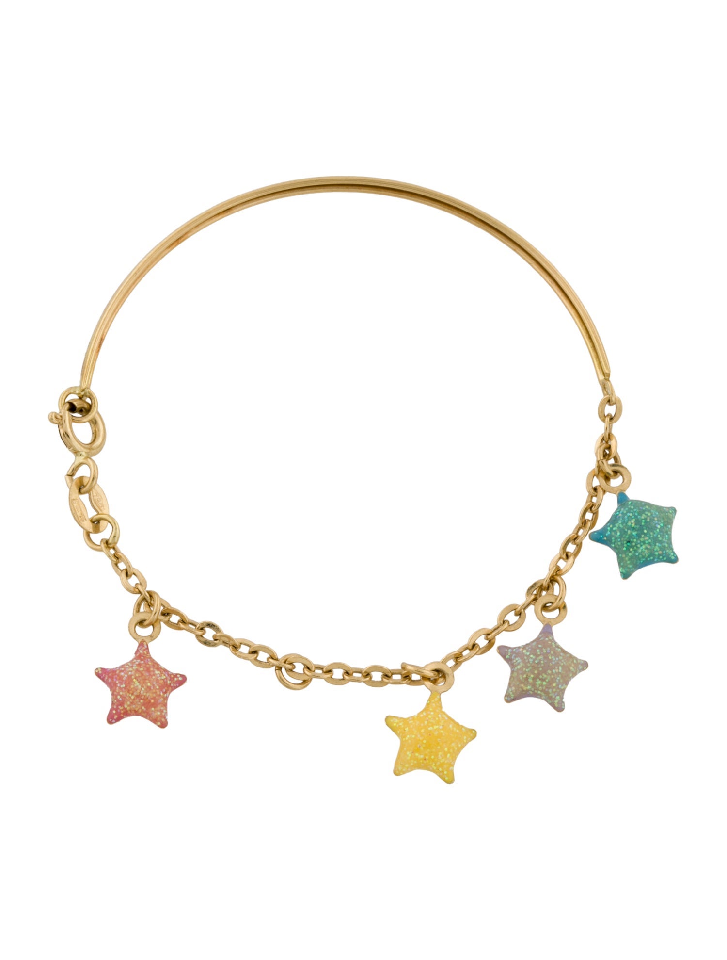 Bracelet 18K Starfish Charm Baby Bracelet