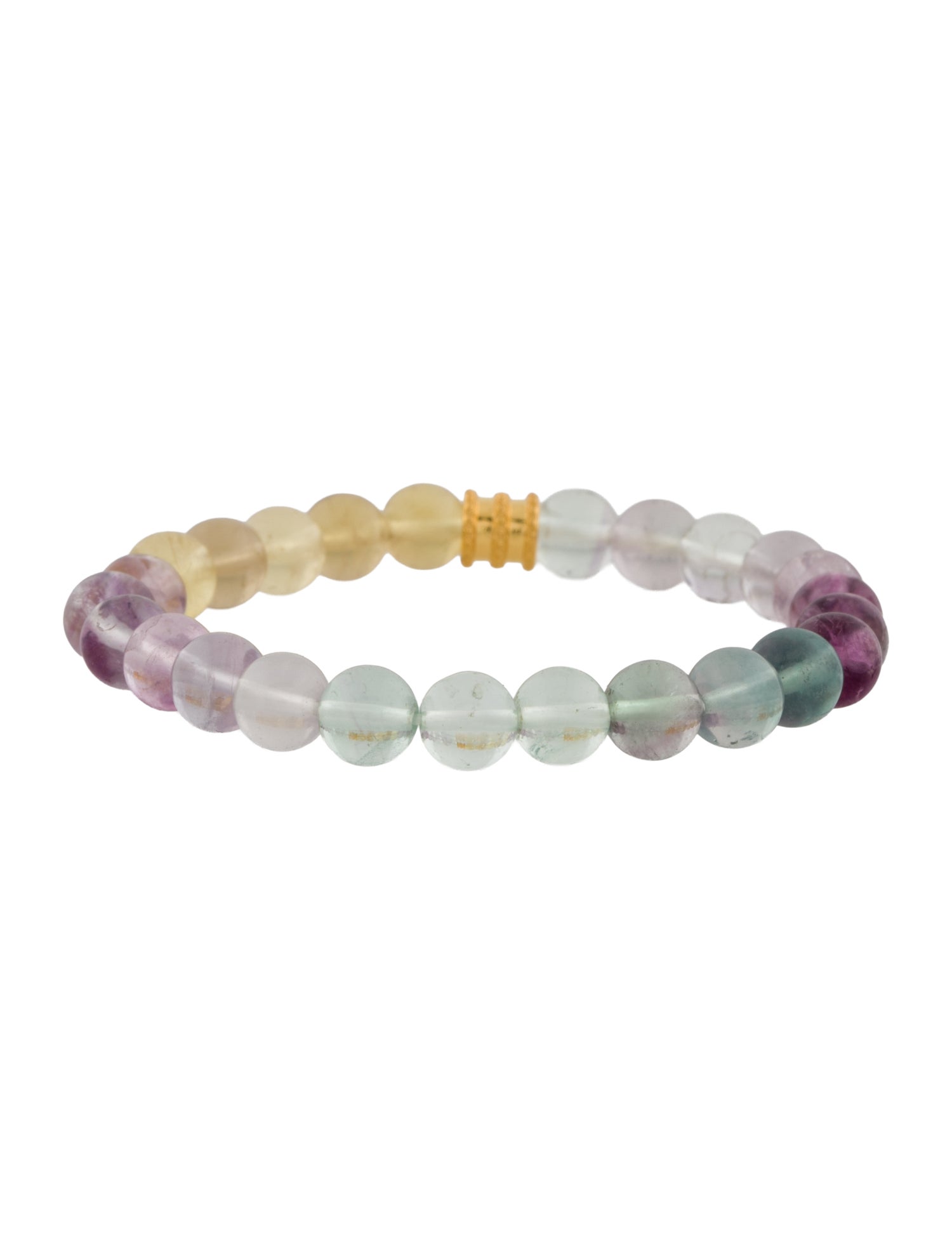 Bracelet 24K Fluorite Beaded