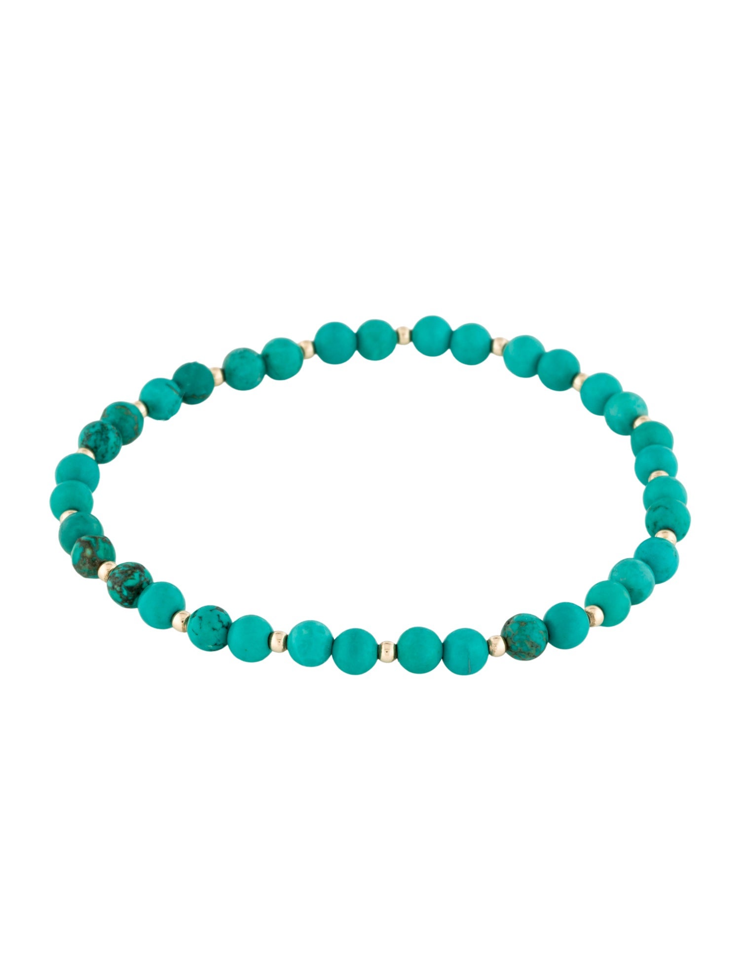 Bracelet 14K Dyed Magnesite Bead Bracelet