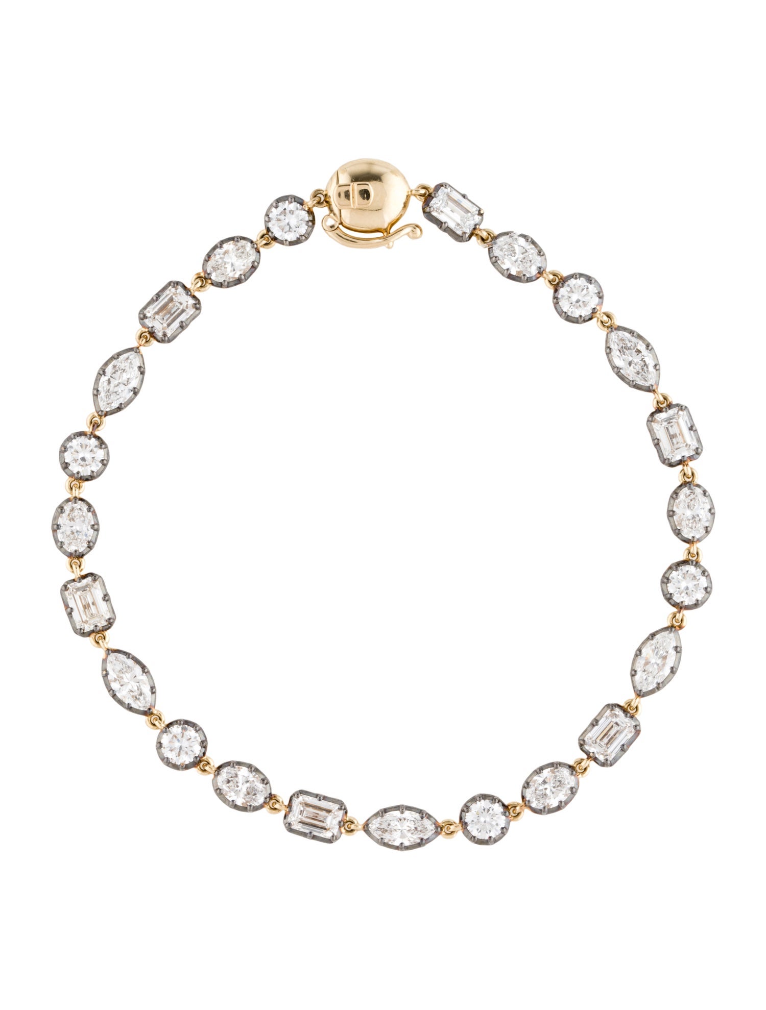 Bracelet 14K 5.34ctw Lab-Grown Diamond Link