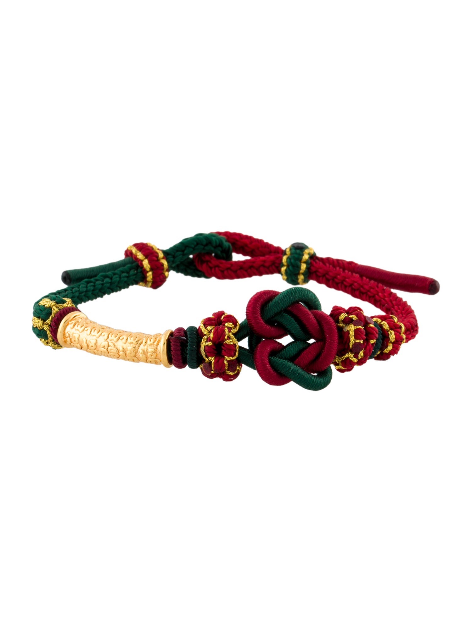 Bracelet 24K Cord Blessing Tube Wenchang Adjustable