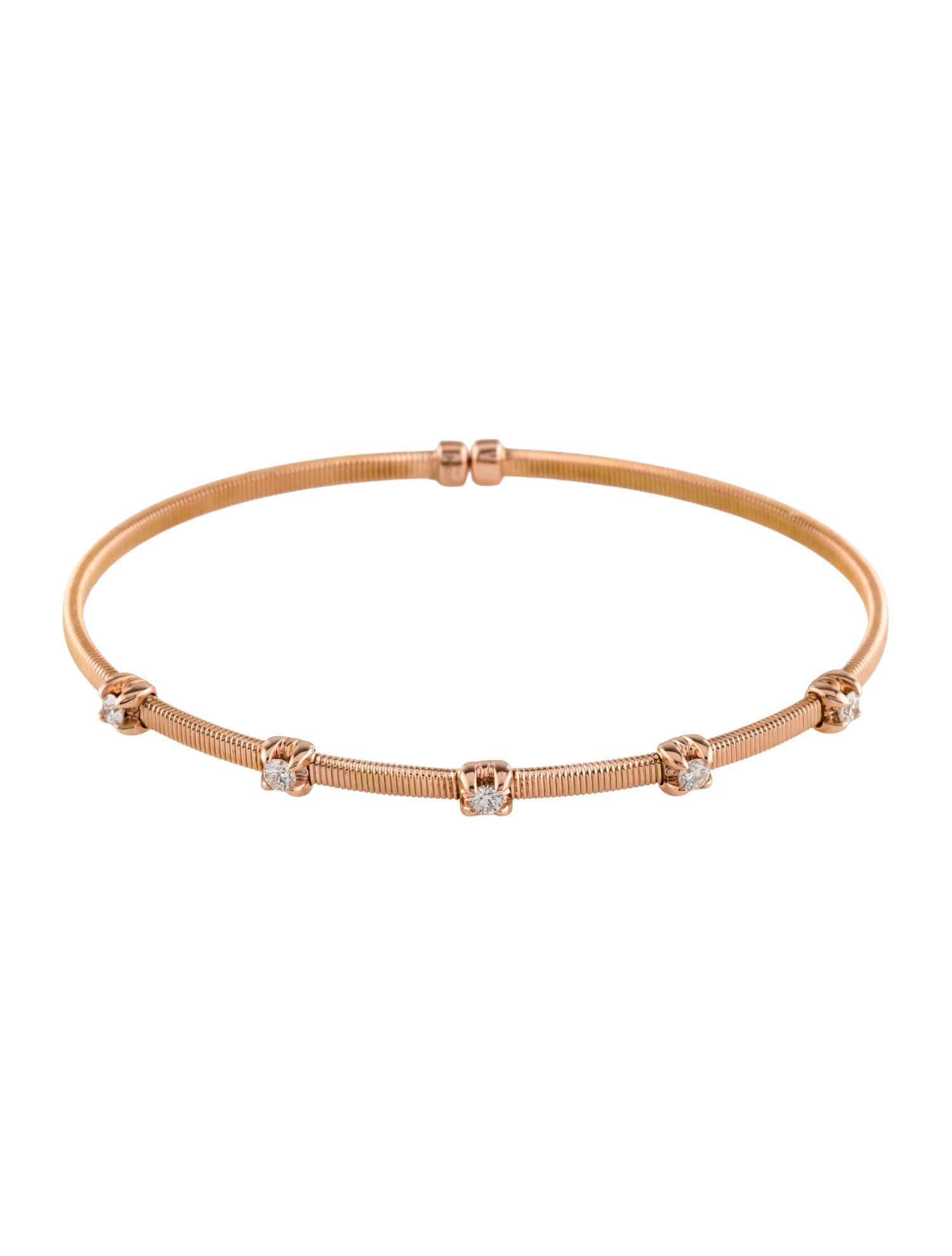 Bracelet Modani Jewels 14K Diamond Flex Cuff Bracelet