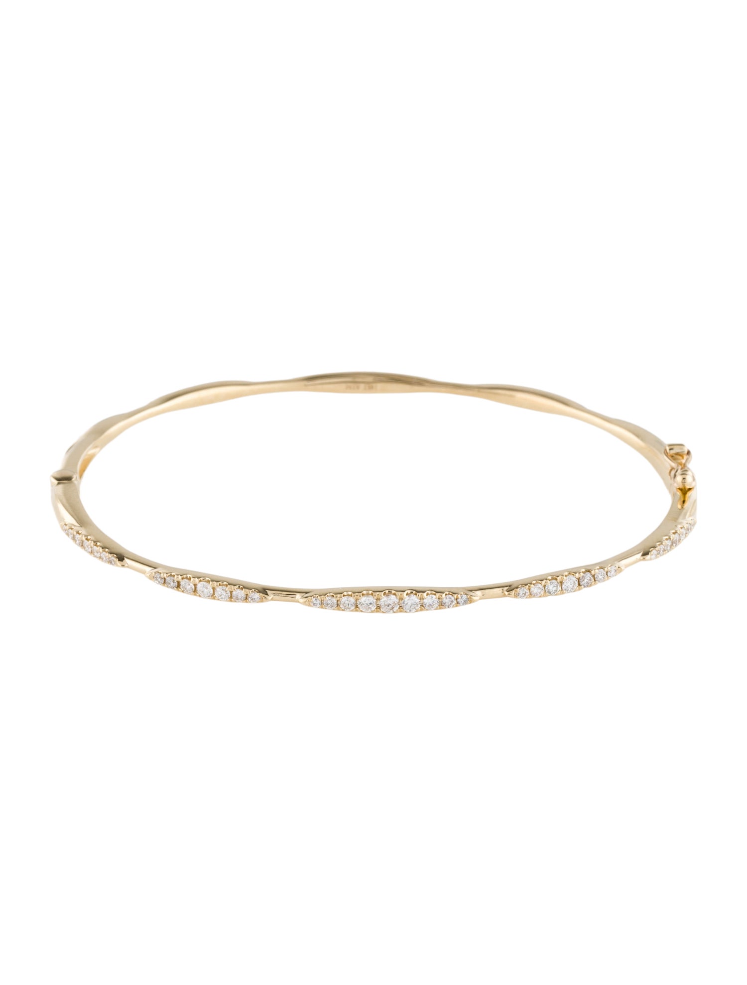 Bracelet 14K Diamond Bangle Bracelet