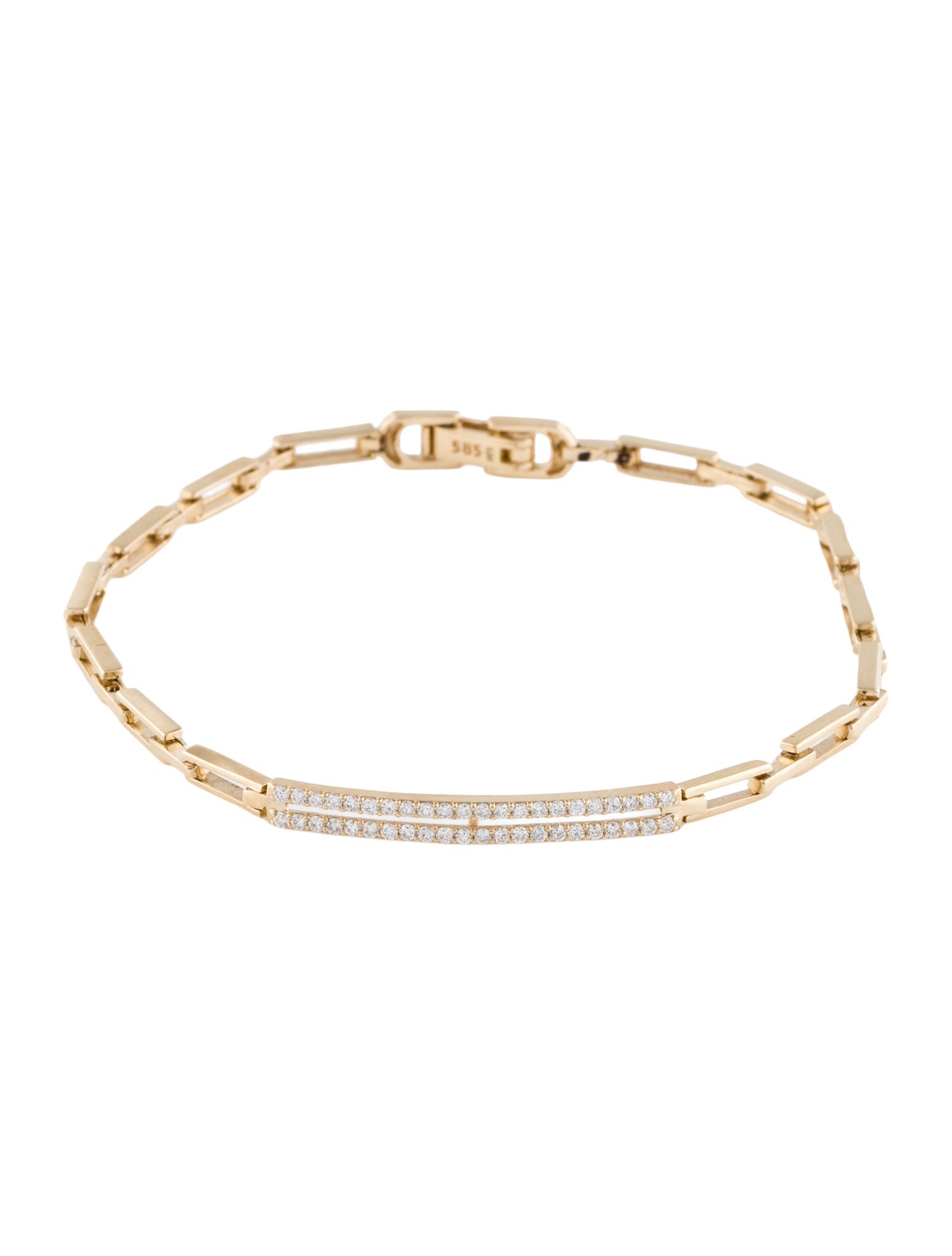 Bracelet 14K Diamond Bar