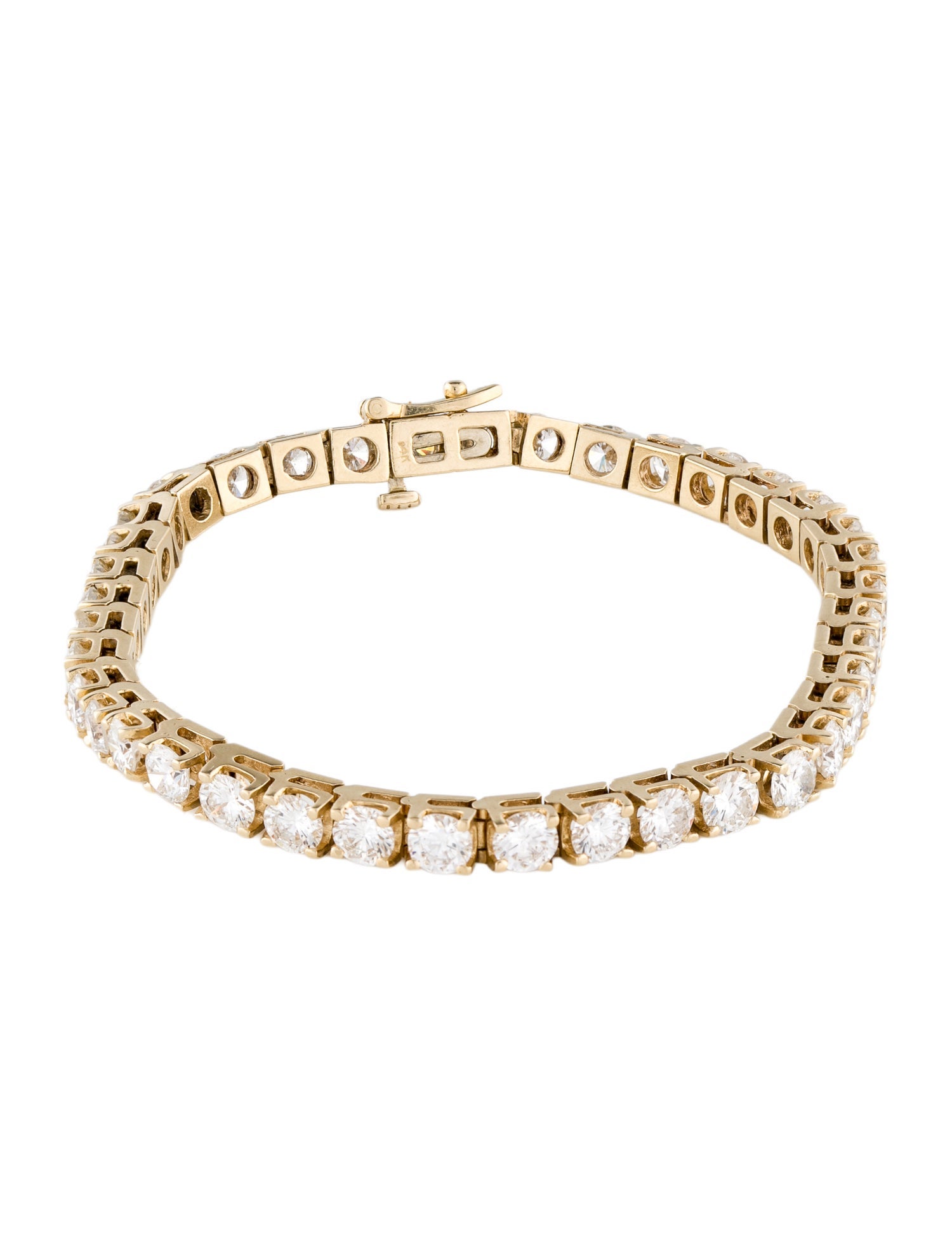 Bracelet 14K 8.97ctw Diamond Tennis