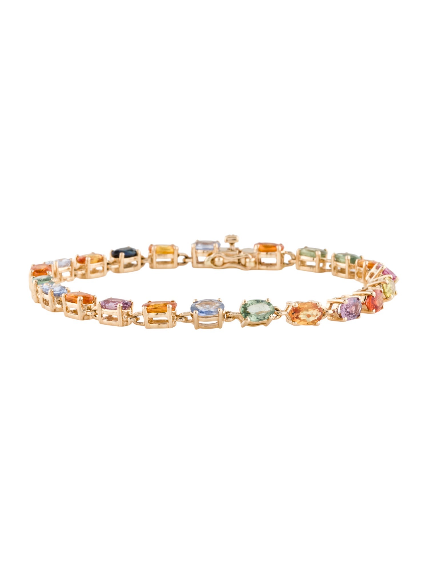 Bracelet 14K 14.43ctw Sapphire Link