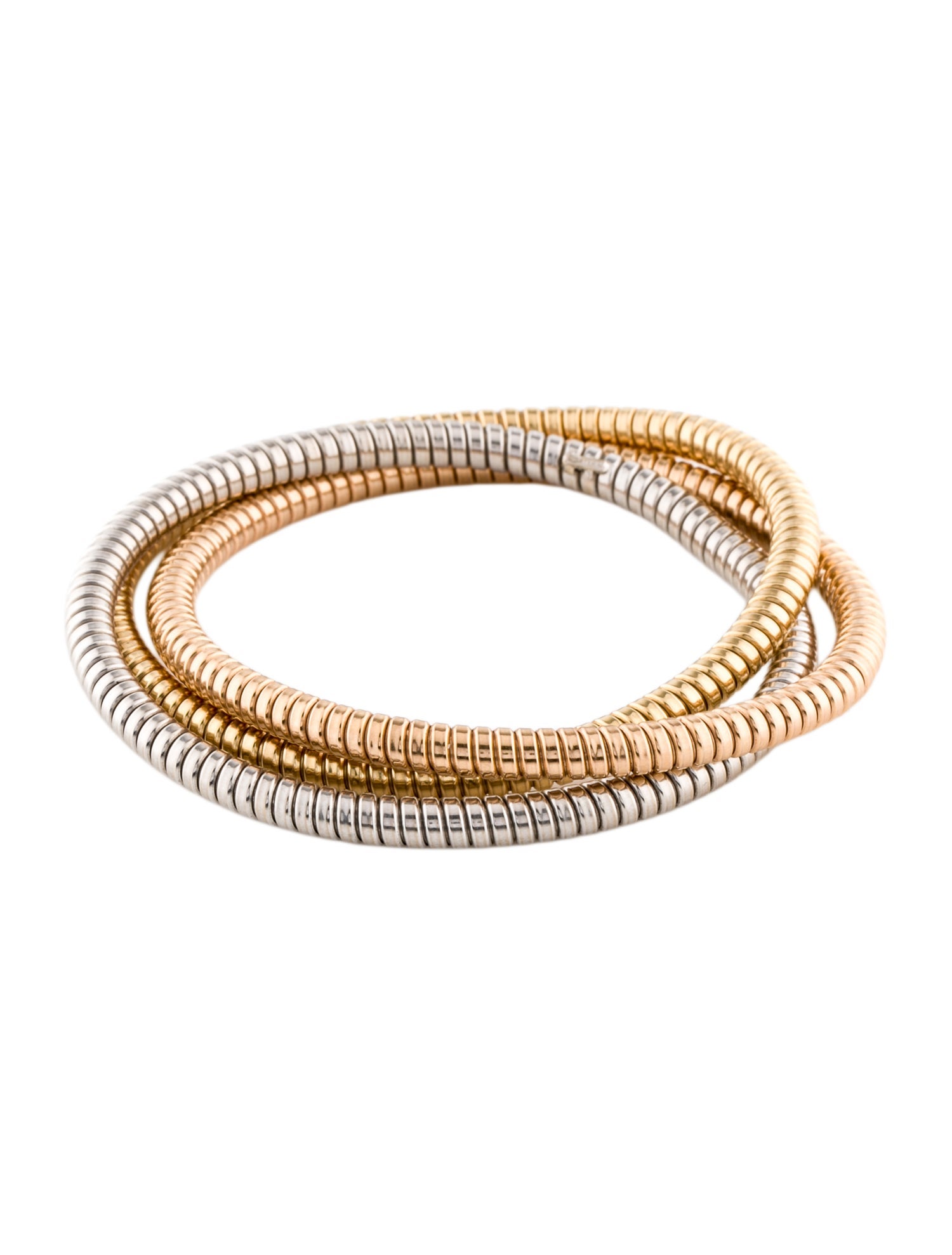 Bracelet 18K Tri-Color Rolling