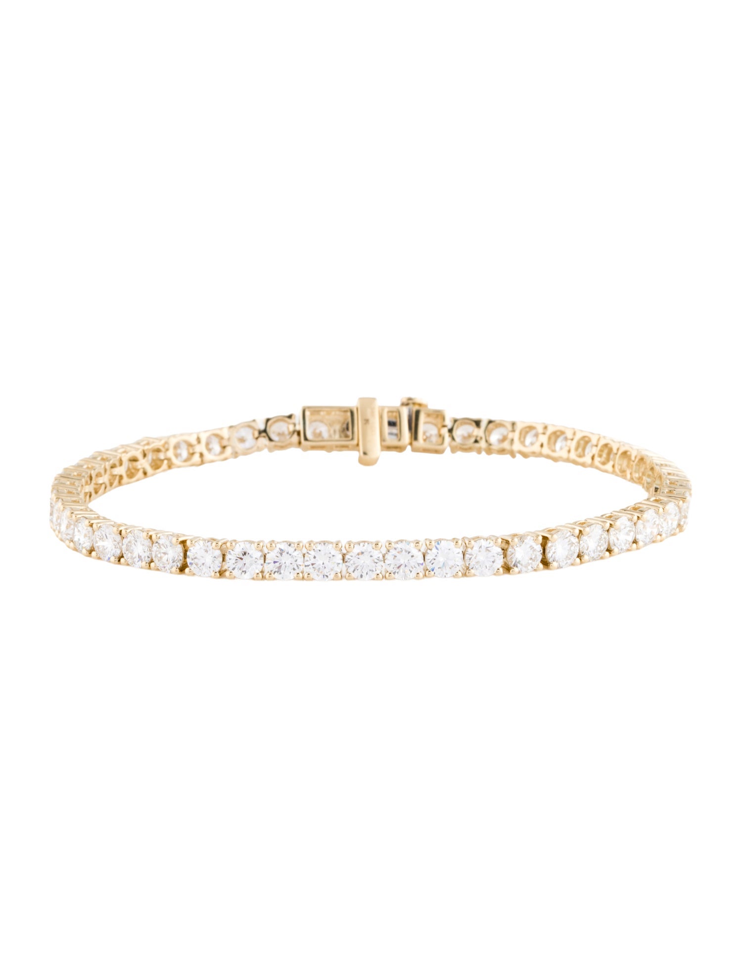 Bracelet 14K 9.00ctw Lab-Grown Diamond Tennis Necklace