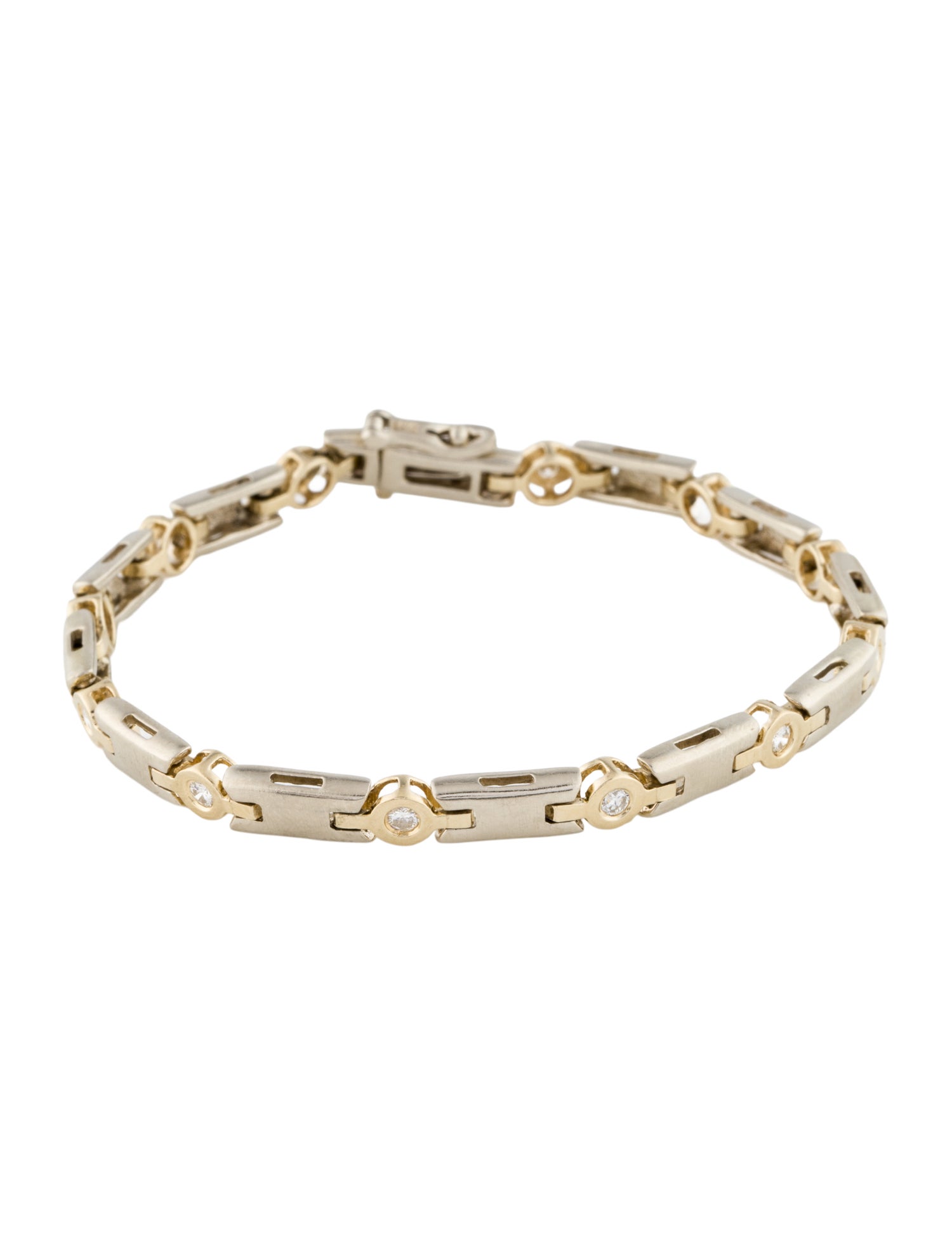 Bracelet 14K Diamond Link