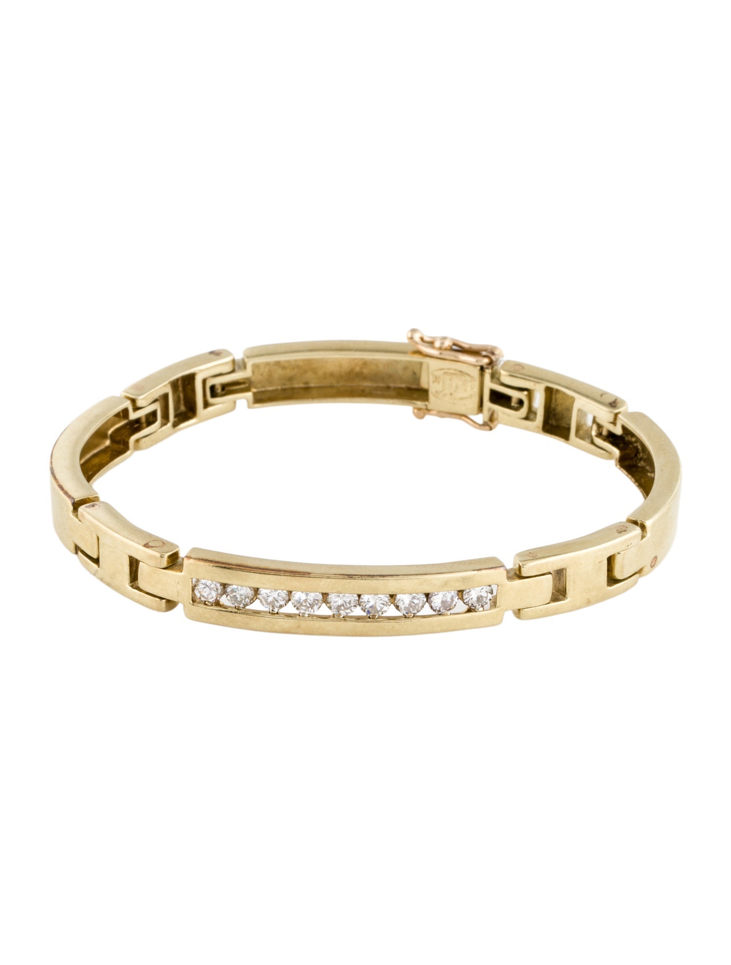 Bracelet La Triomphe 14K Diamond Link