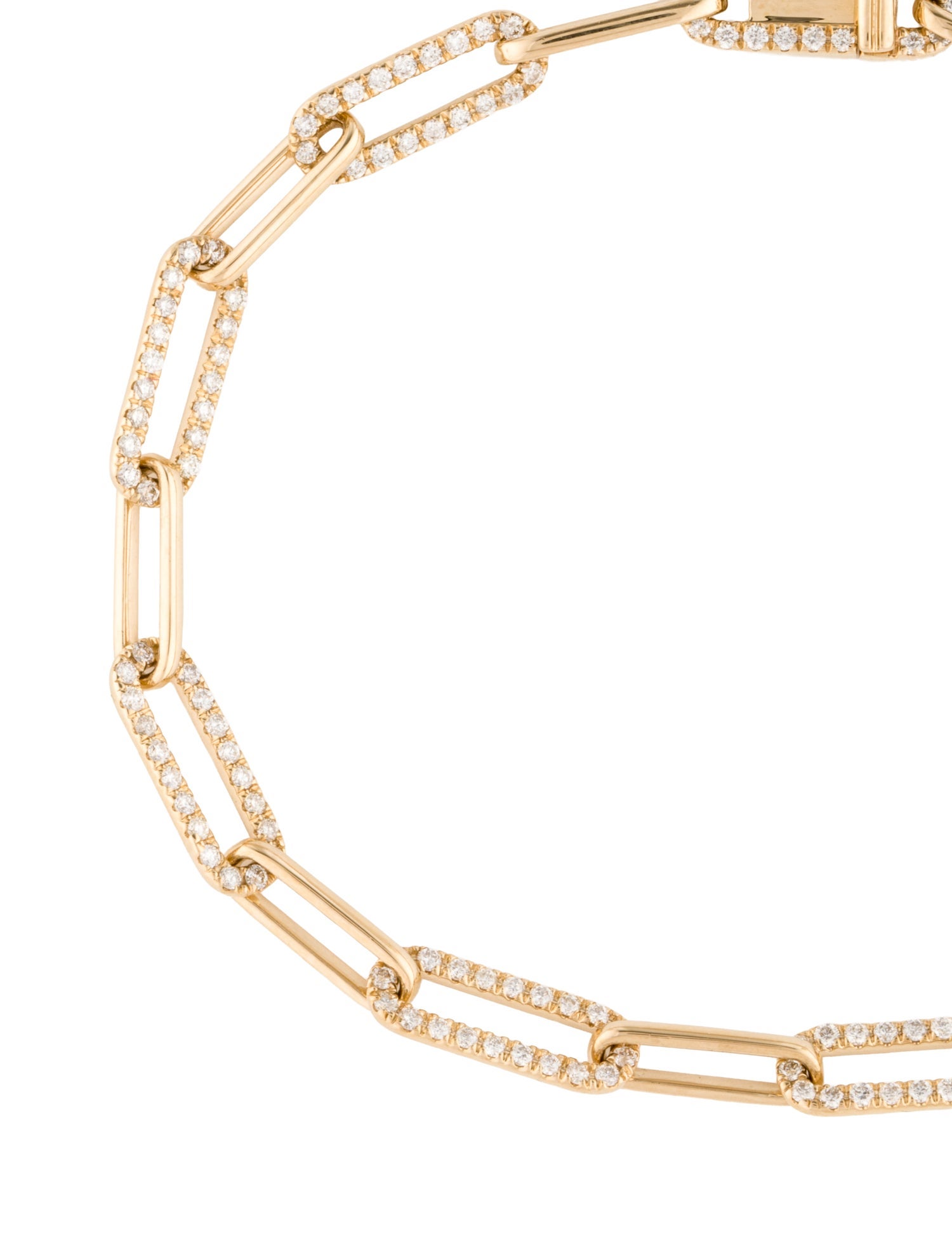 Bracelet 14K 1.00ctw Diamond Link