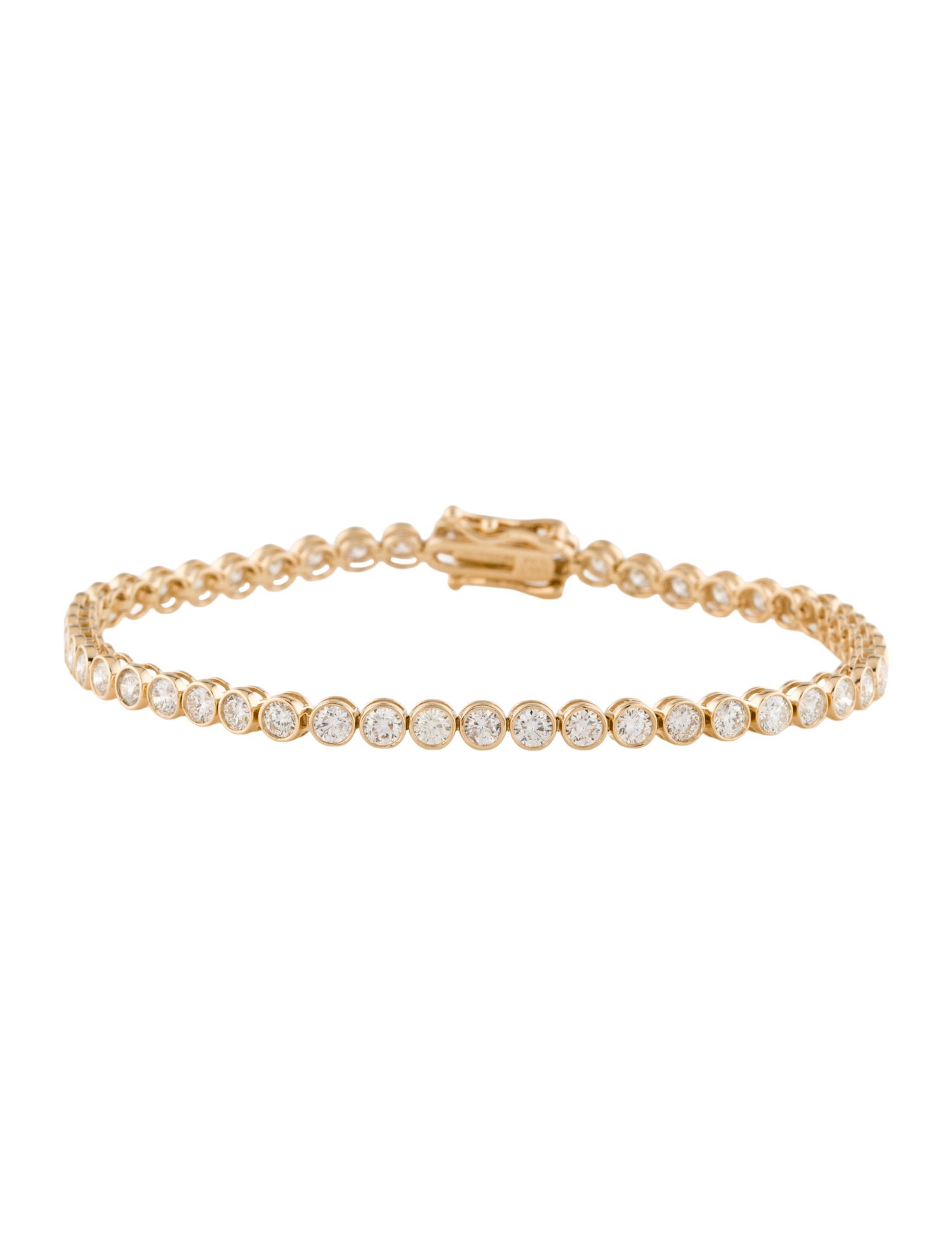 Bracelet 14K 4.25ctw Diamond Tennis