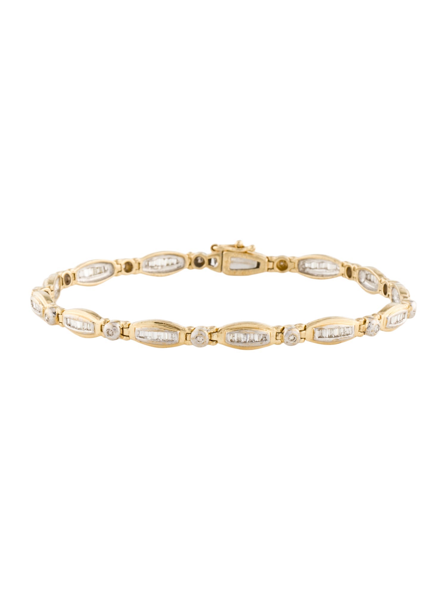Bracelet 14K 1.15ctw Diamond Link