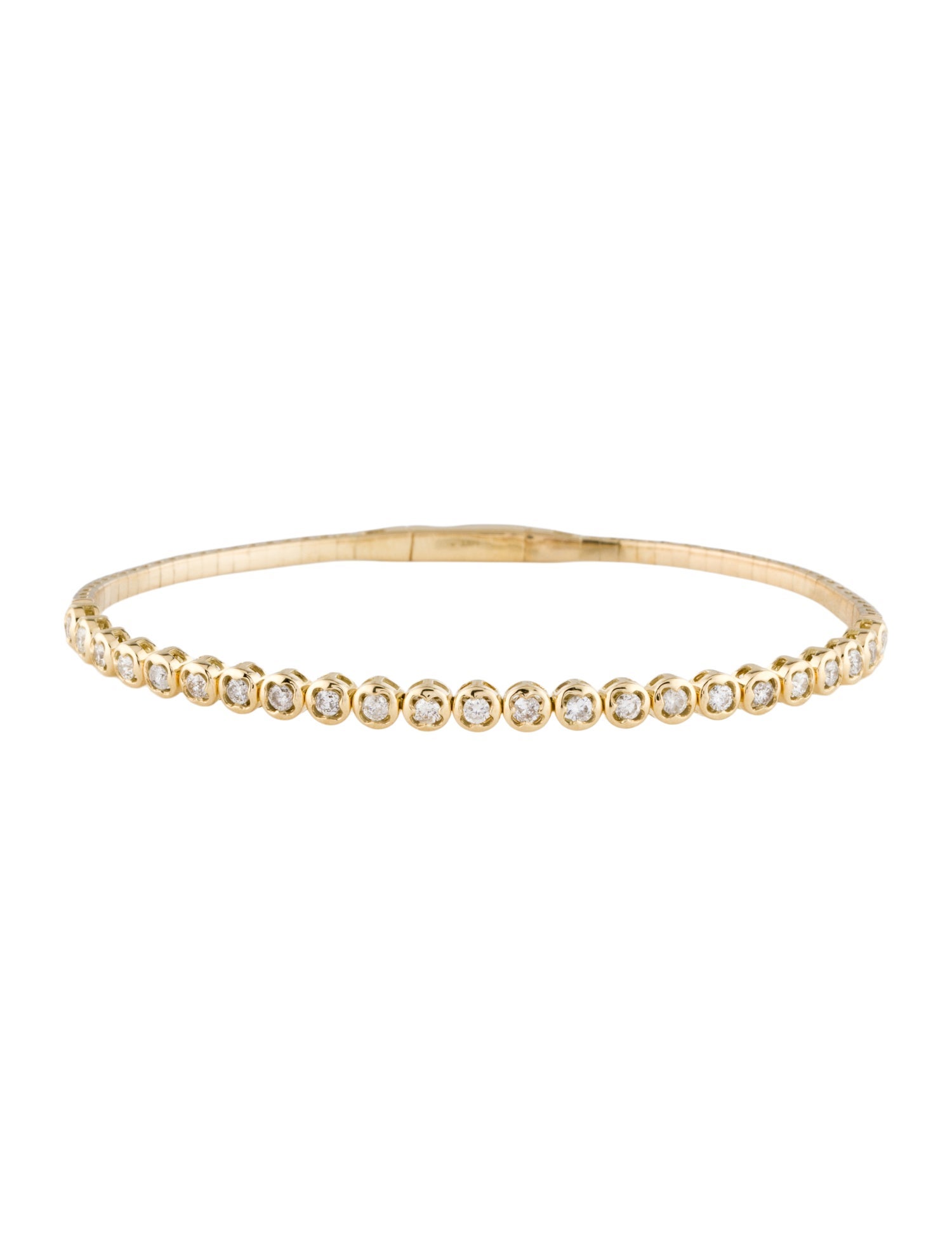 Bracelet 14K Diamond Flex Bangle Bracelet