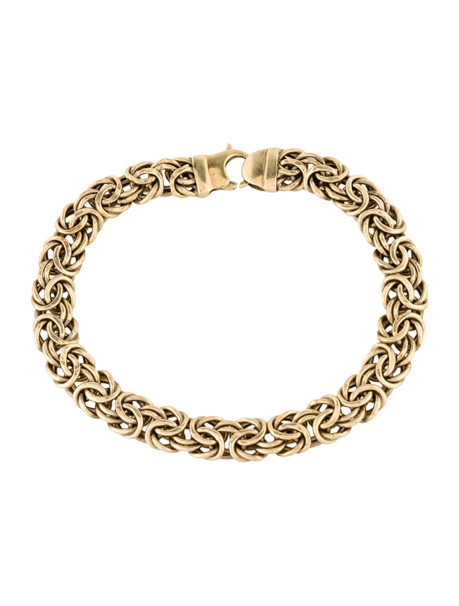 Bracelet 14K Byzantine Link