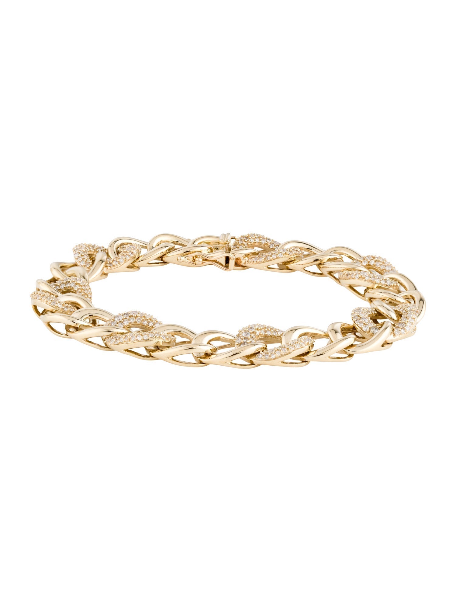 Bracelet 14K 2.00ctw Diamond Link