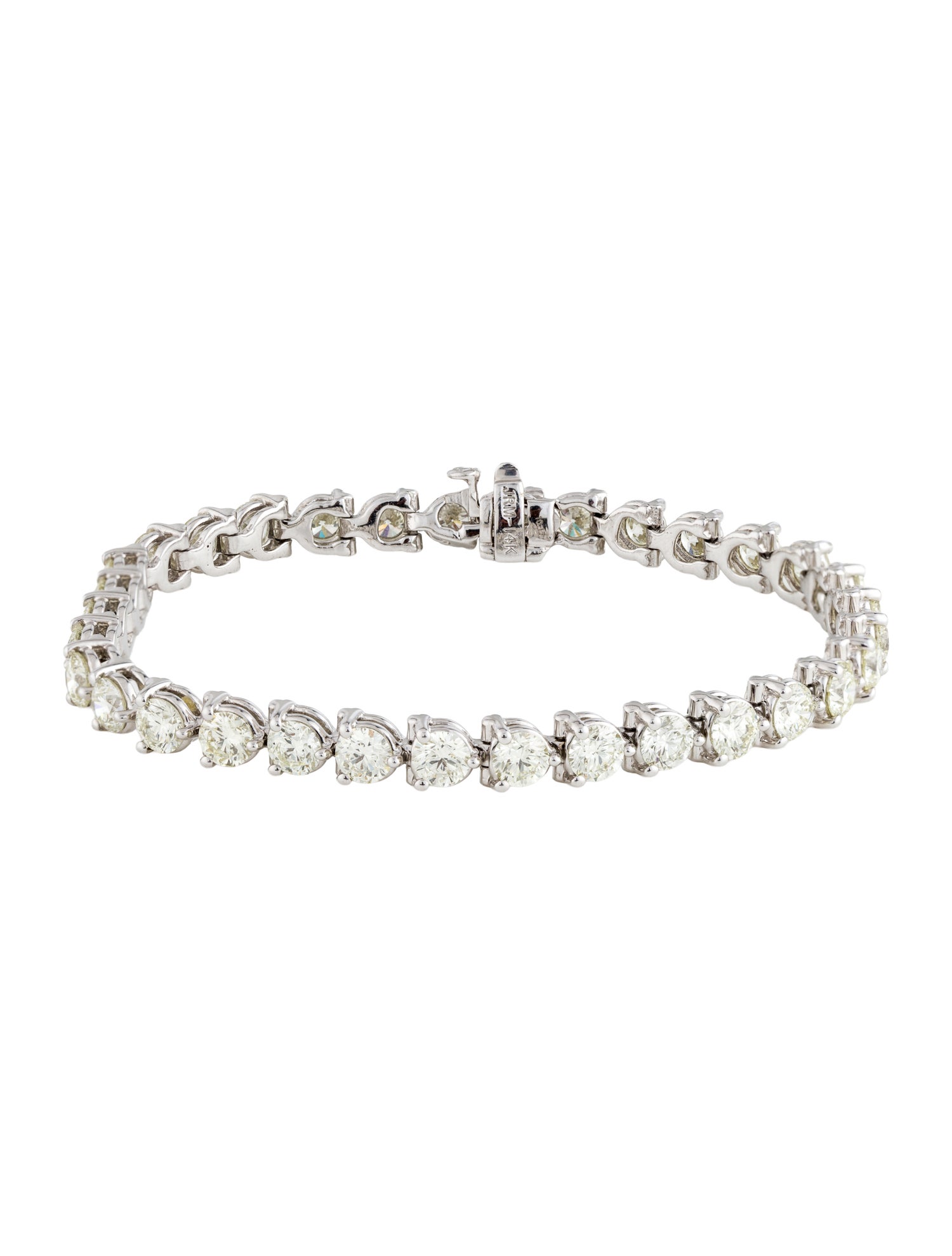 Bracelet 14K 10.17ctw Diamond Tennis