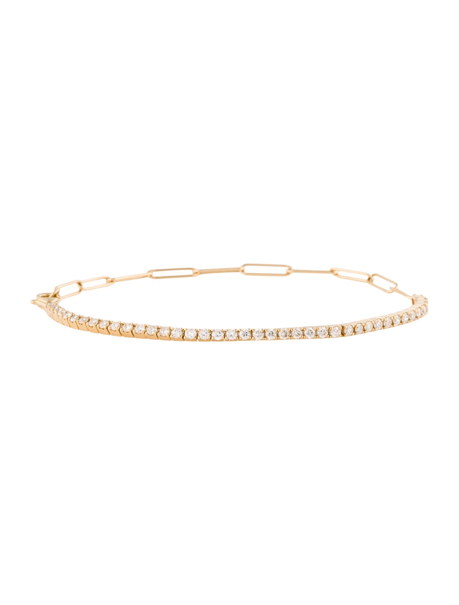 Bracelet 14K 1.00ctw Diamond Link