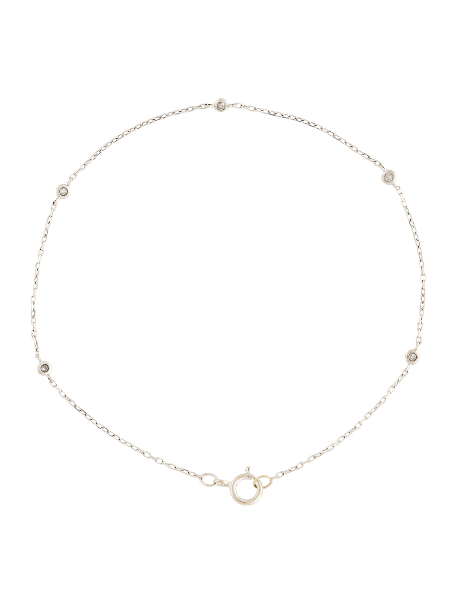 Bracelet 14K Diamond Station
