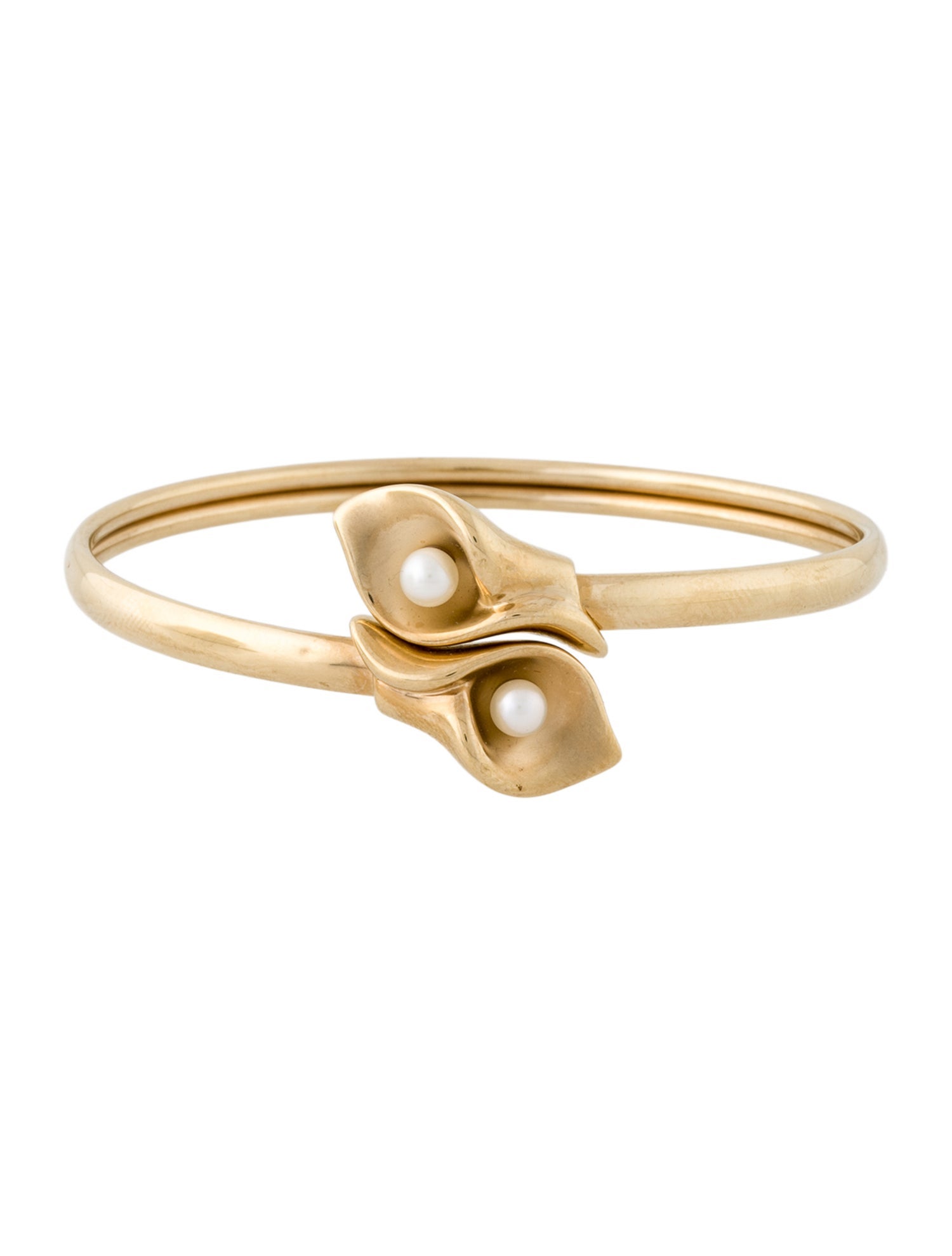 Bracelet 14K Pearl Cuff