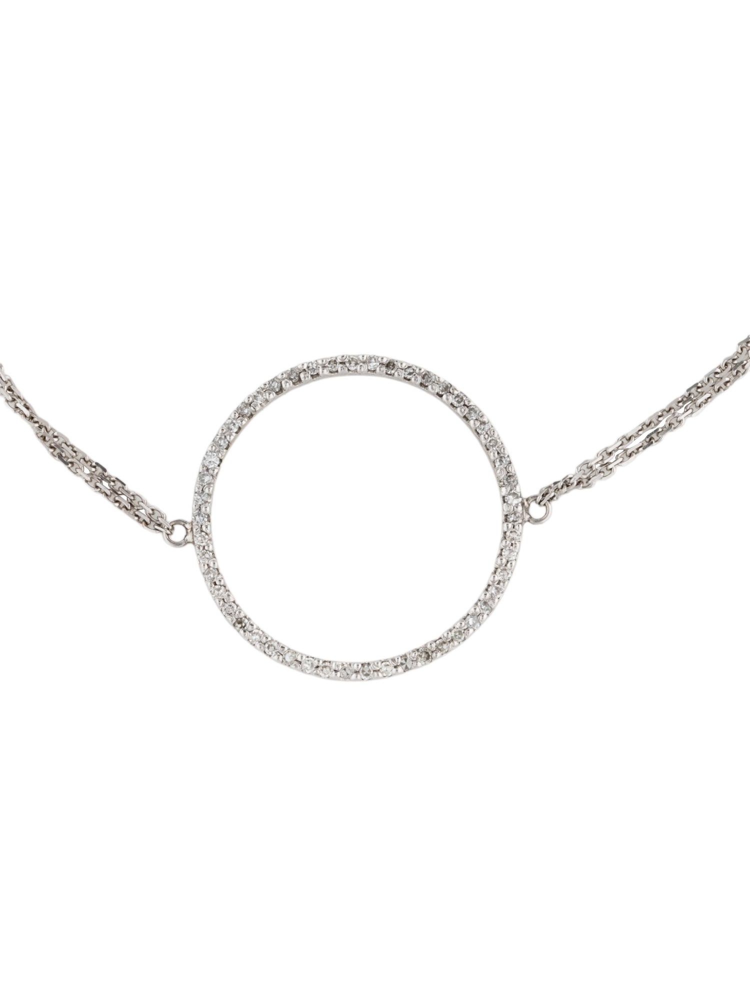 Bracelet 14K Diamond Circle Link