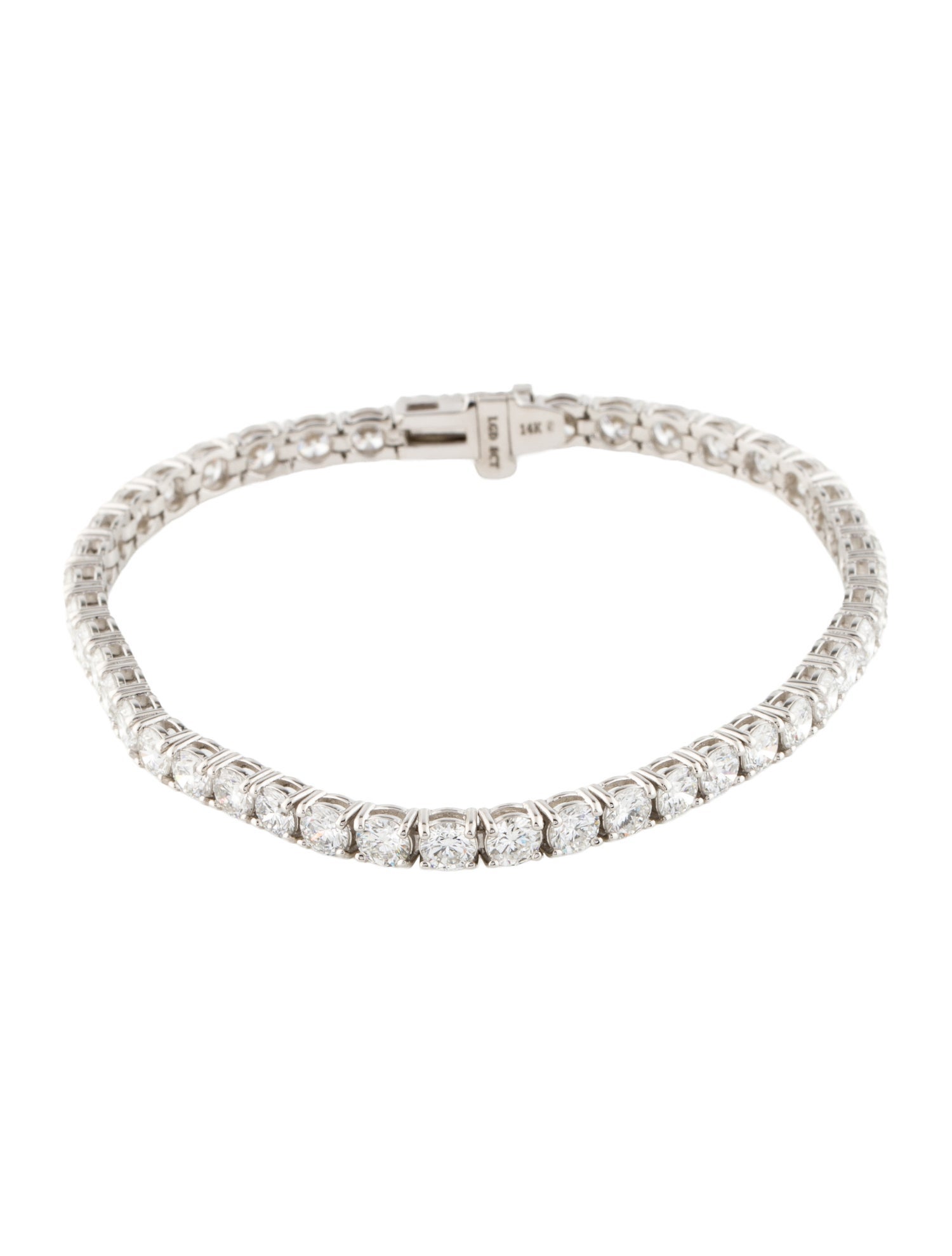 Bracelet 14K 8.00ctw Lab-Grown Diamond Tennis