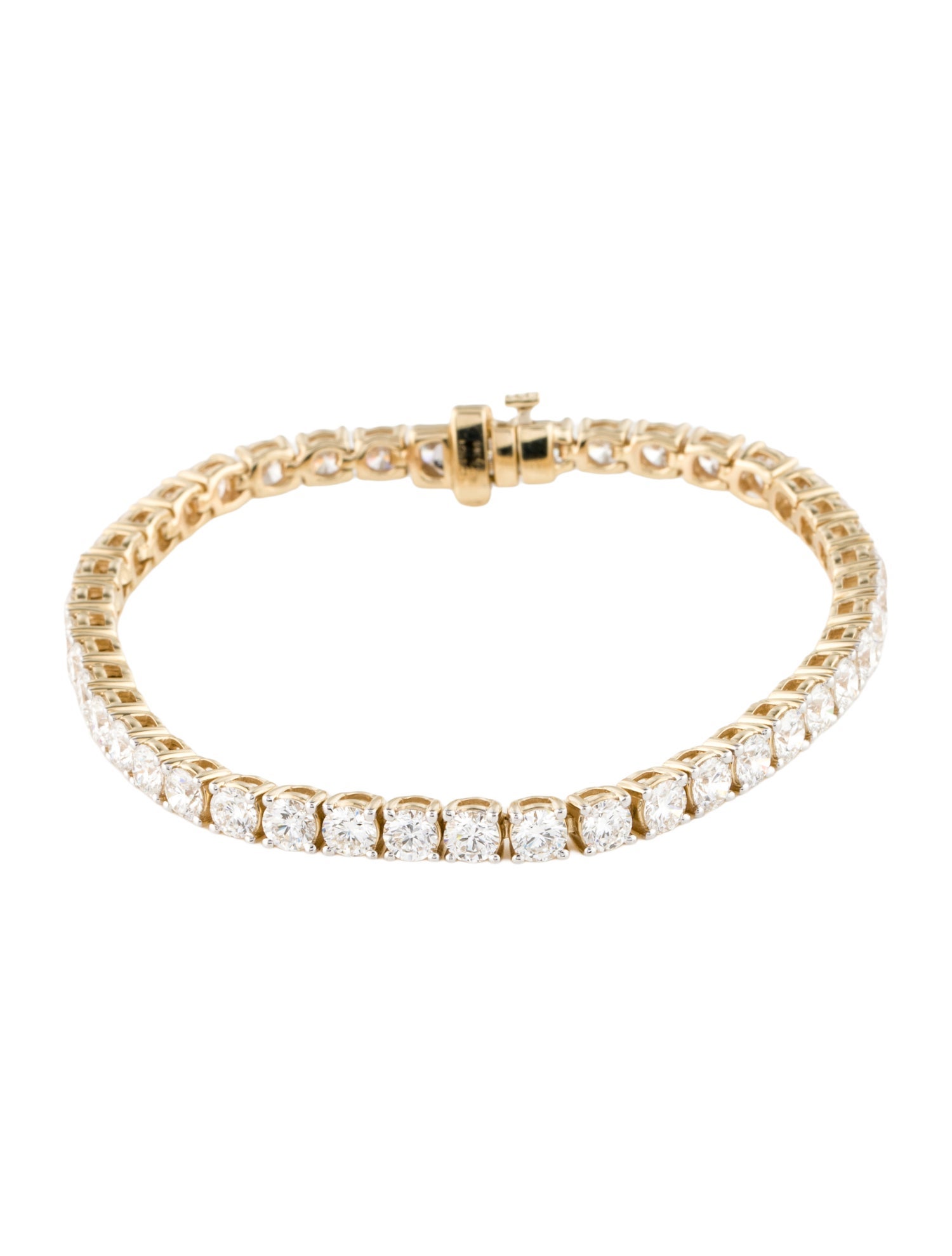 Bracelet 14K 9.00ctw Lab-Grown Diamond Tennis