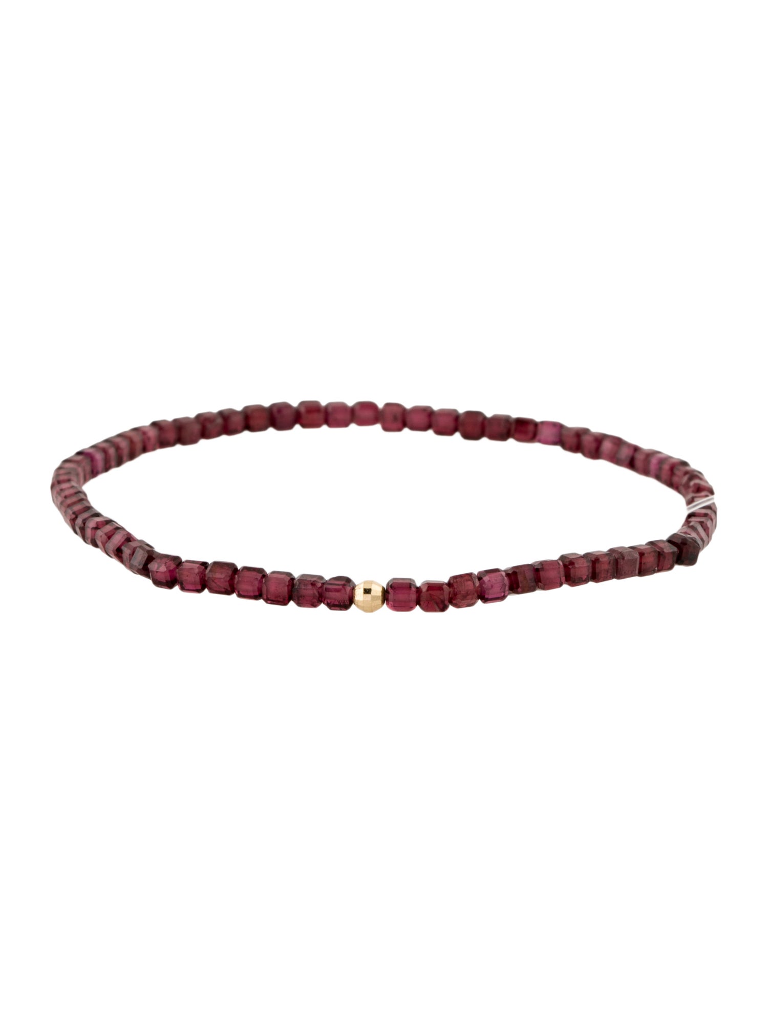 Bracelet 14K Rhodolite Garnet Bead