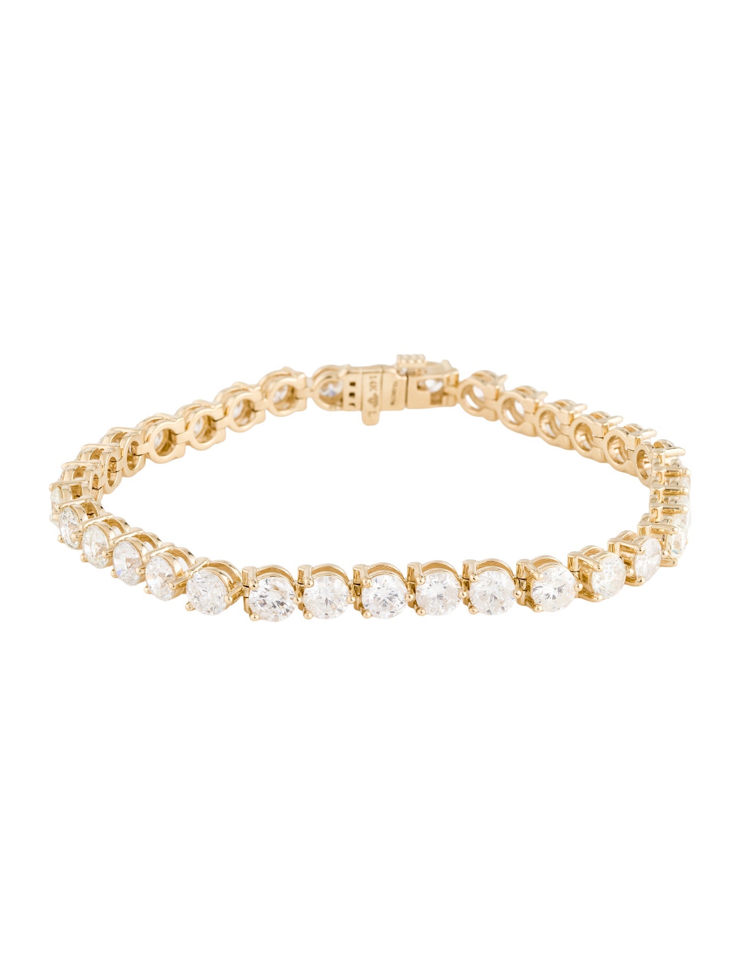 Bracelet 14K 10.41ctw Diamond Tennis