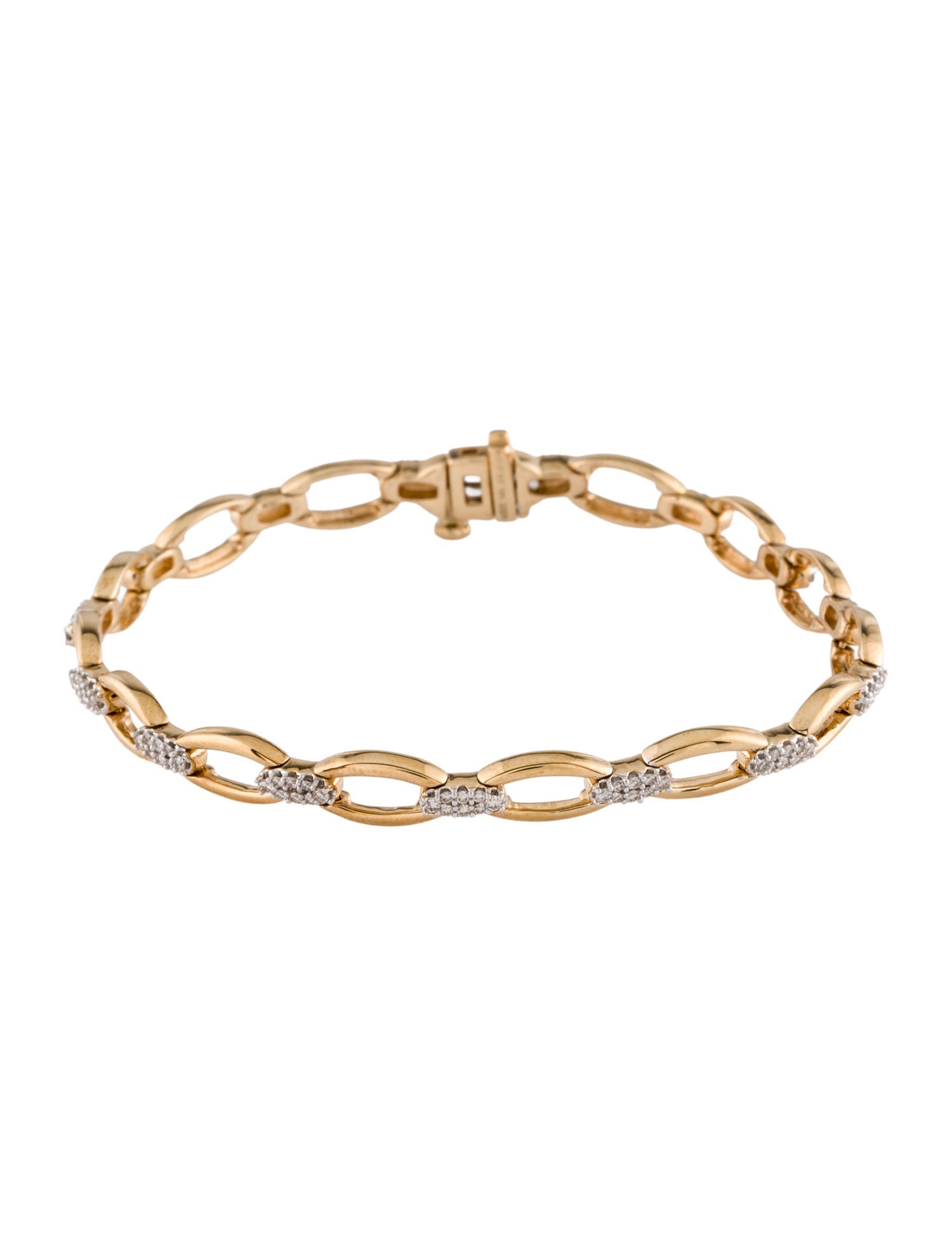 Bracelet 14K Diamond Link